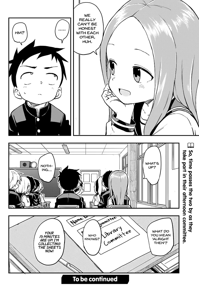 Karakai Jouzu no Takagi-san Chapter 166 page 18 - Chapter 166: Picking a Committee