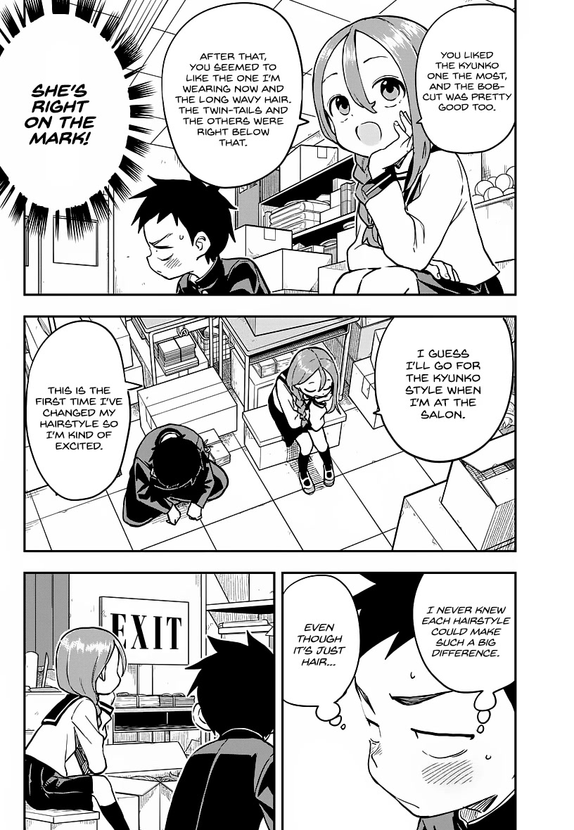 Karakai Jouzu no Takagi-san Chapter 167 page 12 - Chapter 167: Hairstyle