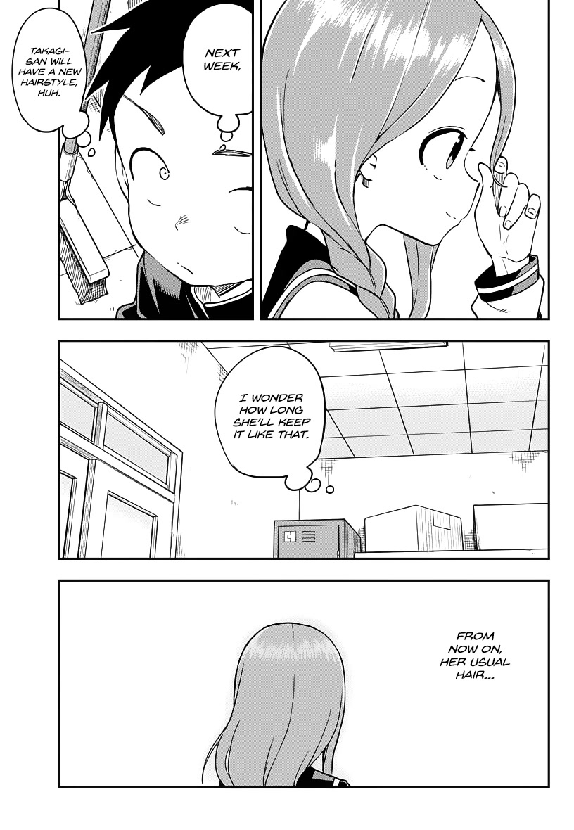 Karakai Jouzu no Takagi-san Chapter 167 page 13 - Chapter 167: Hairstyle