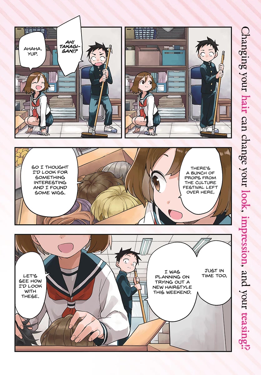 Karakai Jouzu no Takagi-san Chapter 167 page 3 - Chapter 167: Hairstyle
