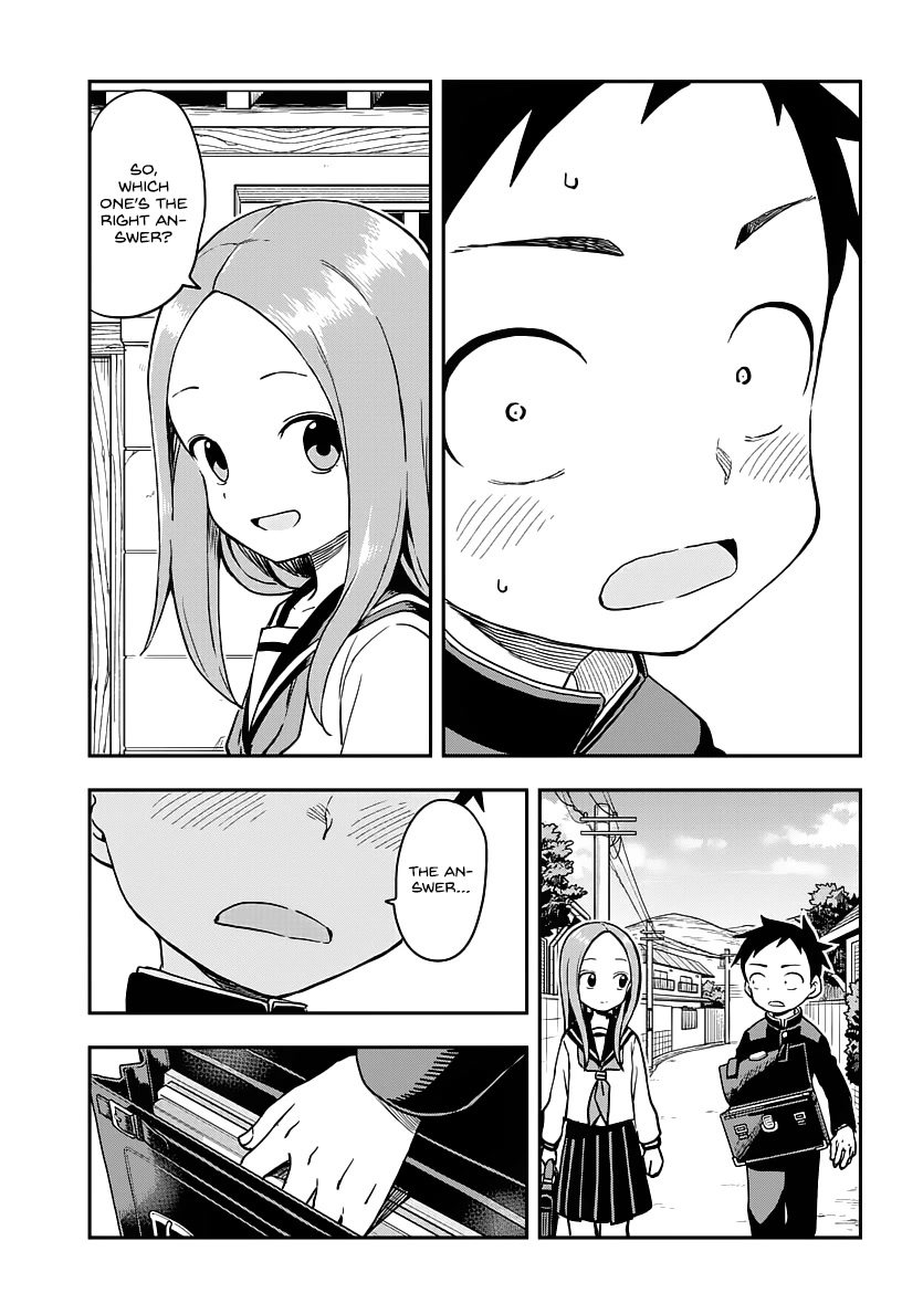 Karakai Jouzu no Takagi-san Chapter 168 page 9 - Chapter 168: Birthday