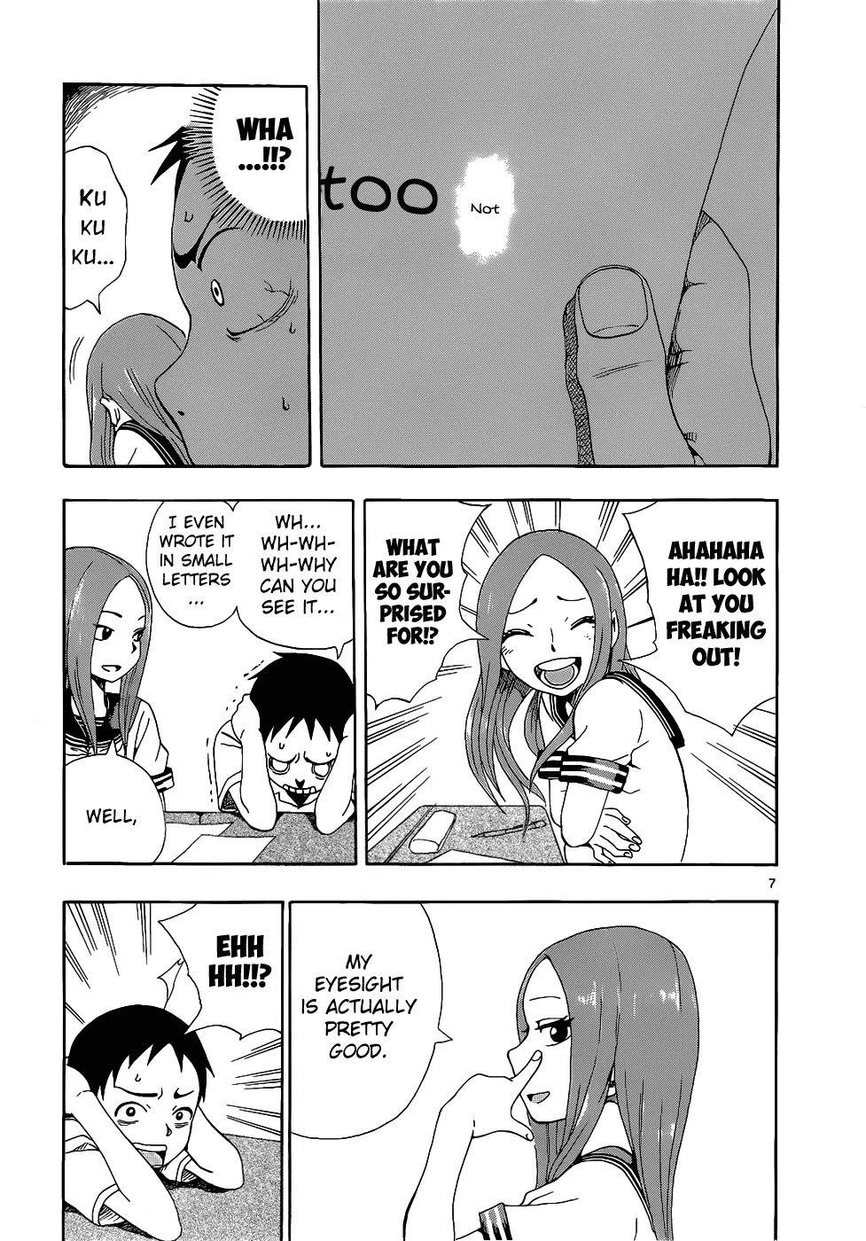 Karakai Jouzu no Takagi-san Chapter 17.1 page 9 - Chapter 17.1: Extra: Seat Change