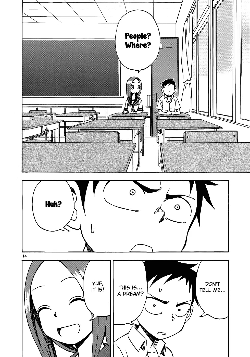 Karakai Jouzu no Takagi-san Chapter 17 page 15 - Chapter 17: Dream