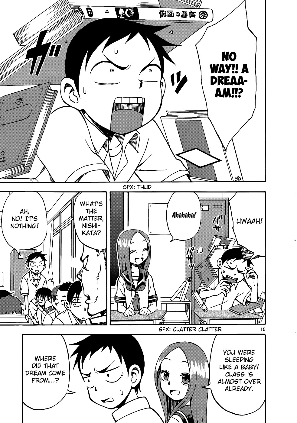 Karakai Jouzu no Takagi-san Chapter 17 page 16 - Chapter 17: Dream
