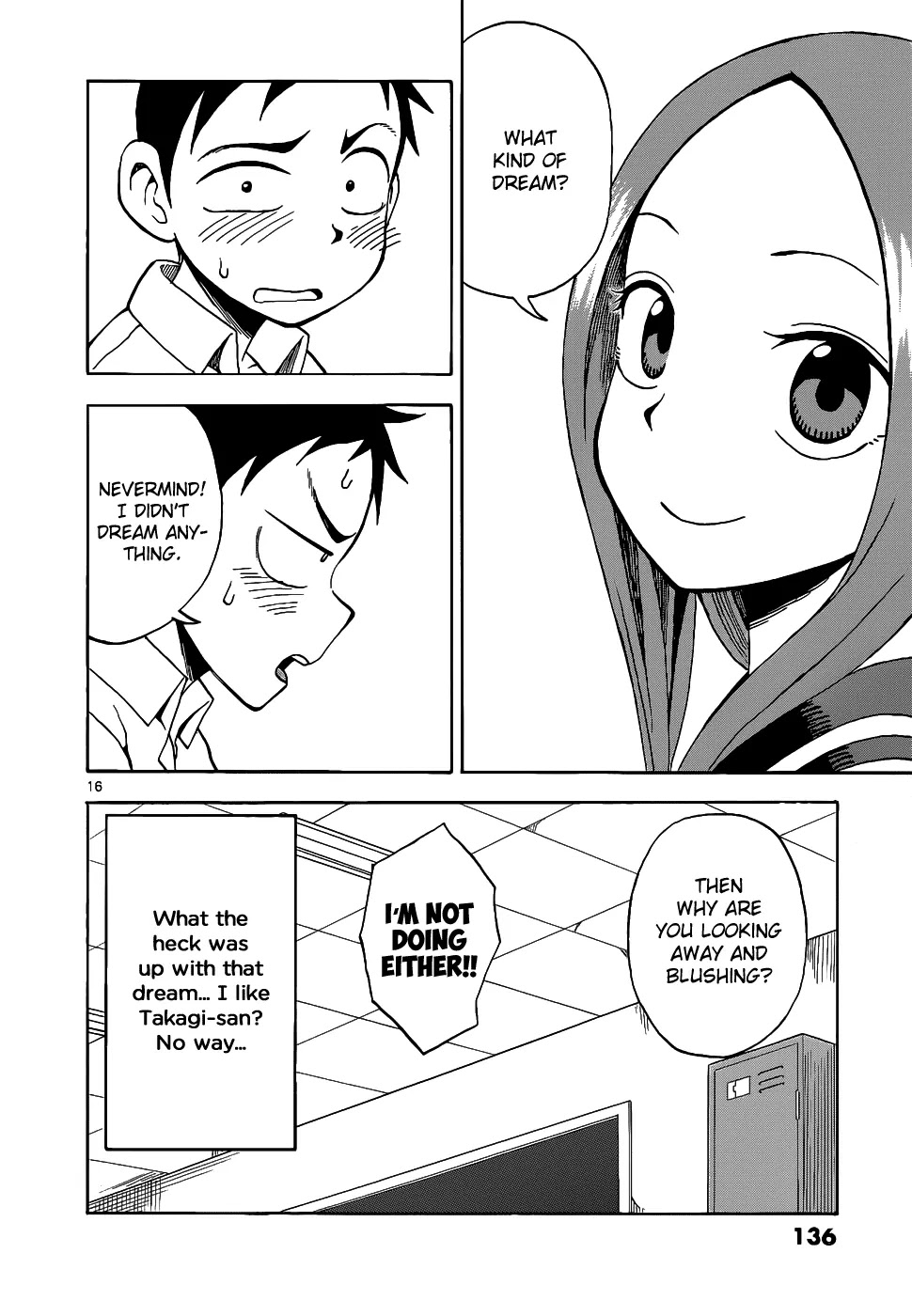 Karakai Jouzu no Takagi-san Chapter 17 page 17 - Chapter 17: Dream