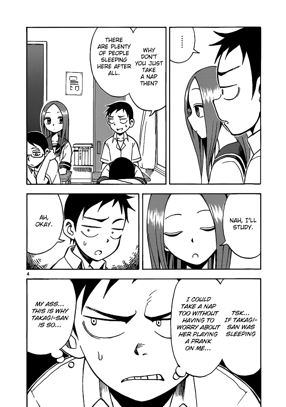 Karakai Jouzu no Takagi-san Chapter 17 page 5 - Chapter 17: Dream