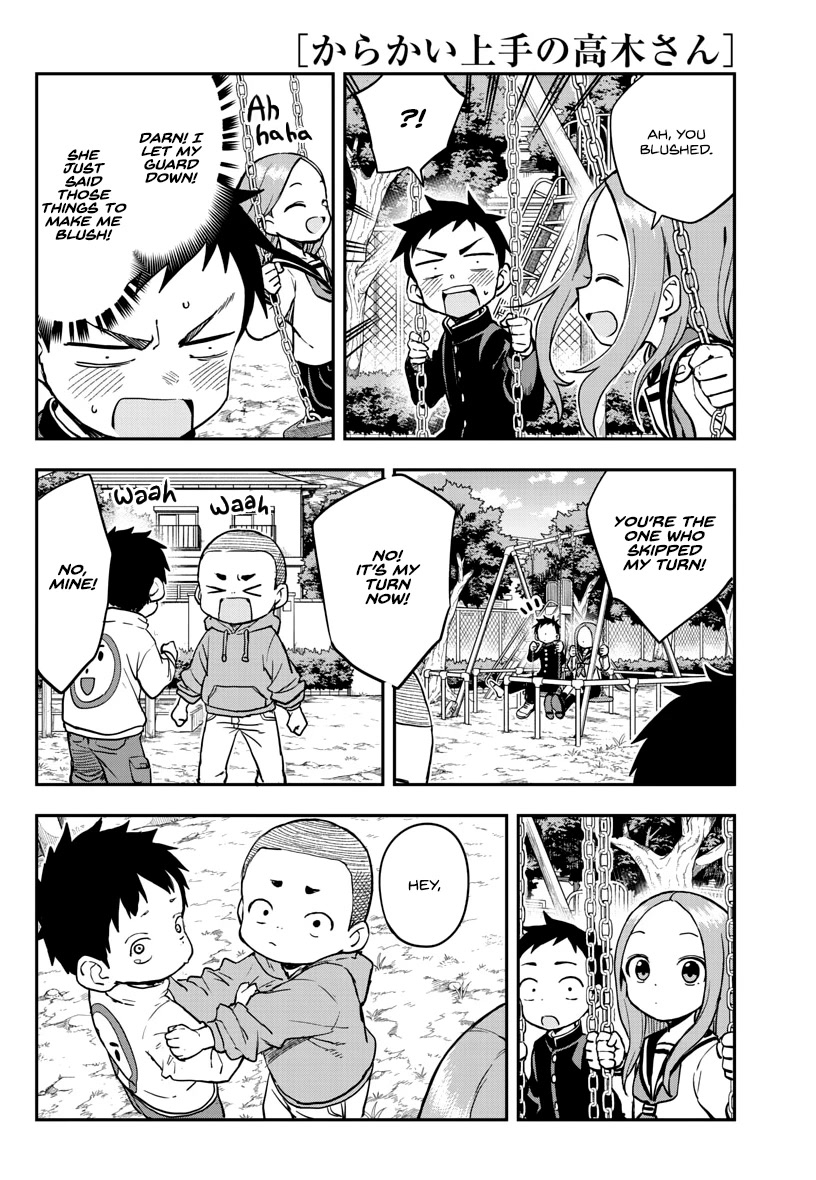 Karakai Jouzu no Takagi-san Chapter 170 page 12 - Chapter 170: Swings