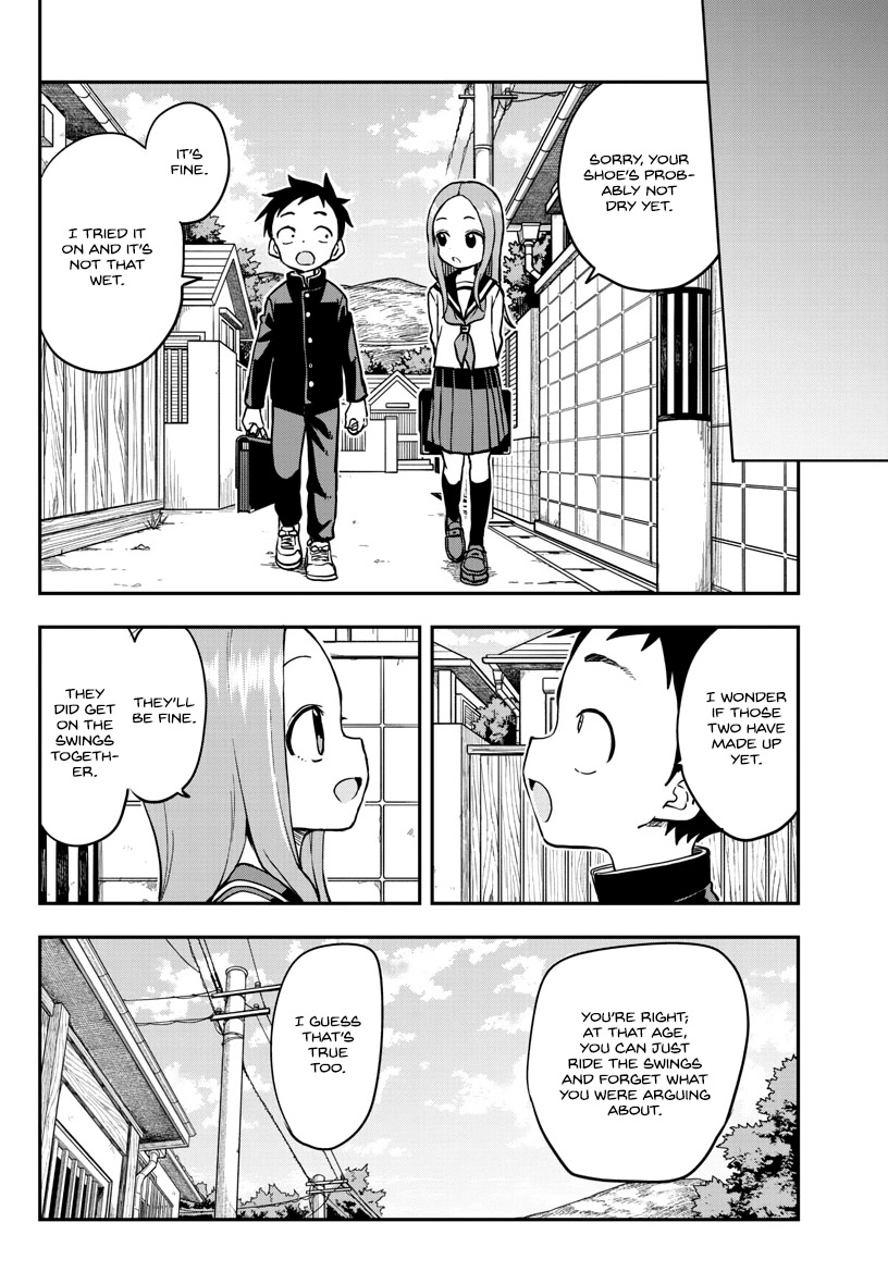 Karakai Jouzu no Takagi-san Chapter 170 page 14 - Chapter 170: Swings