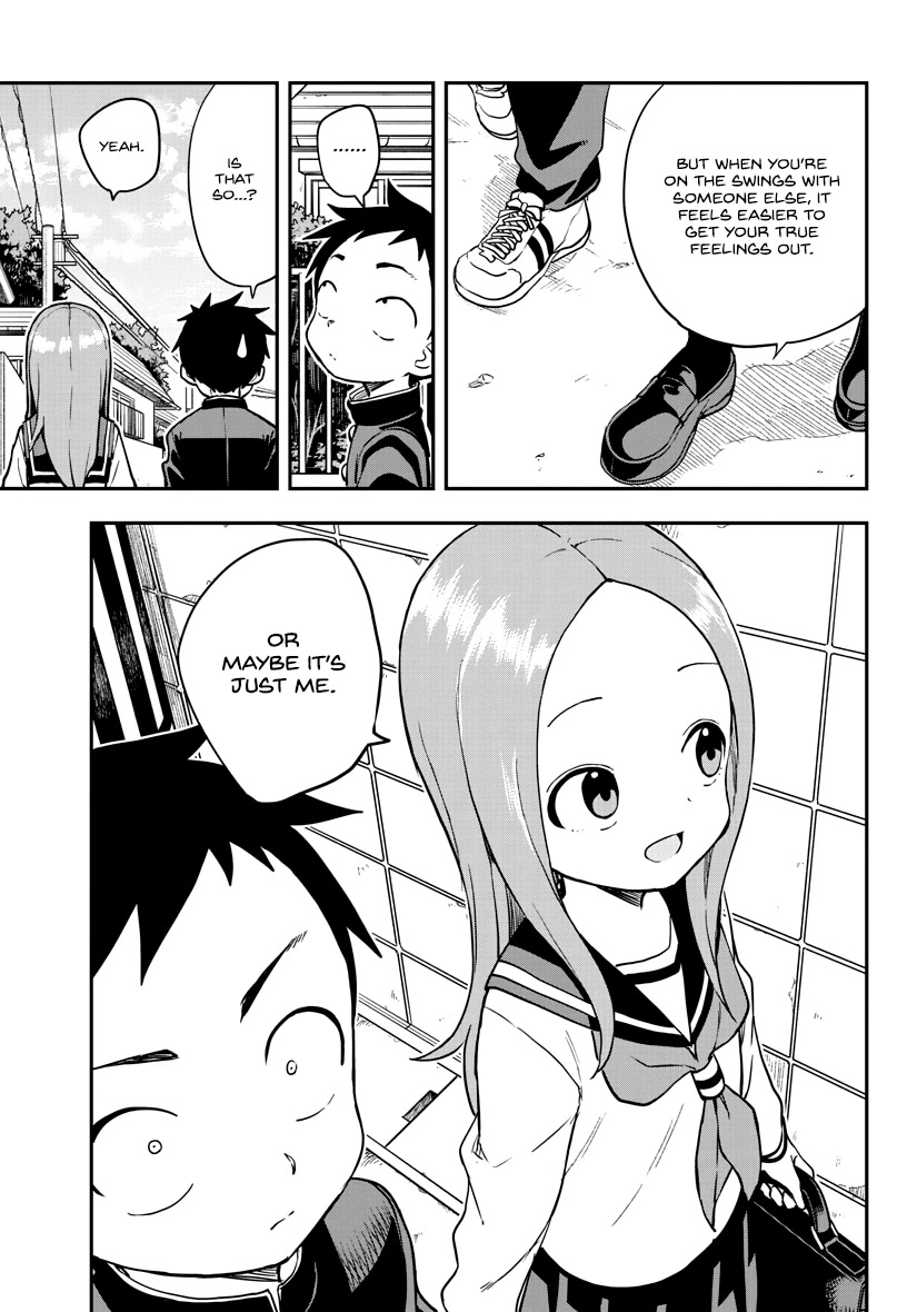 Karakai Jouzu no Takagi-san Chapter 170 page 15 - Chapter 170: Swings