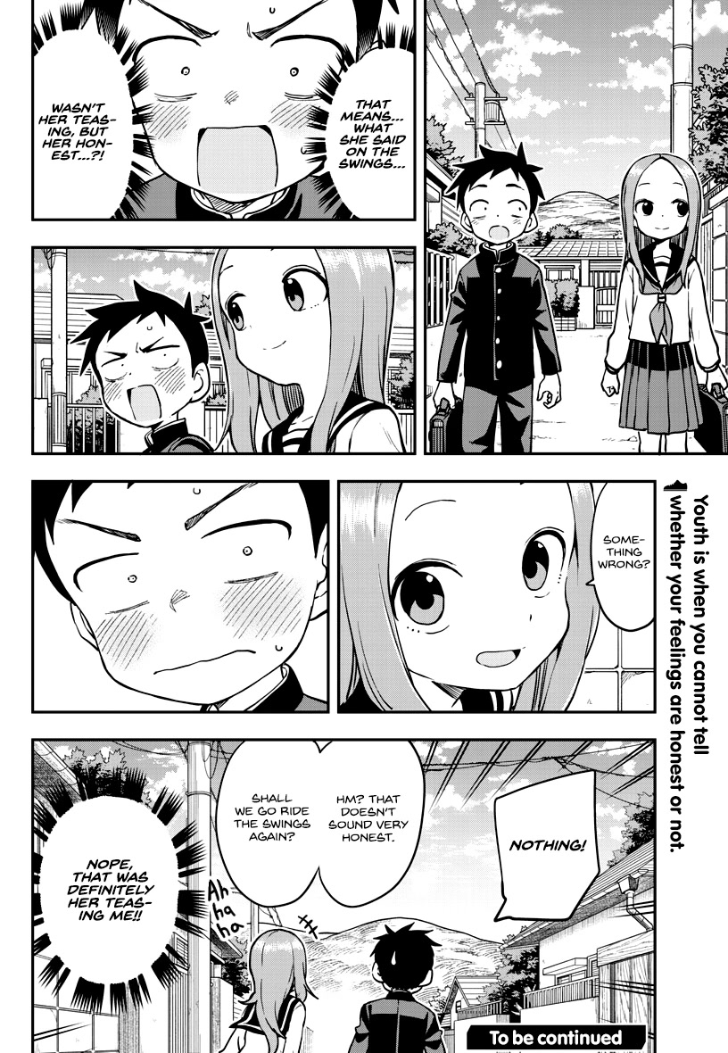Karakai Jouzu no Takagi-san Chapter 170 page 16 - Chapter 170: Swings