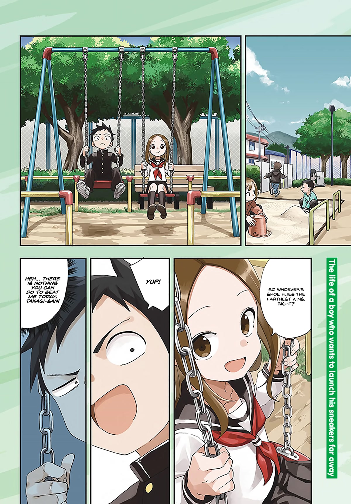 Karakai Jouzu no Takagi-san Chapter 170 page 2 - Chapter 170: Swings
