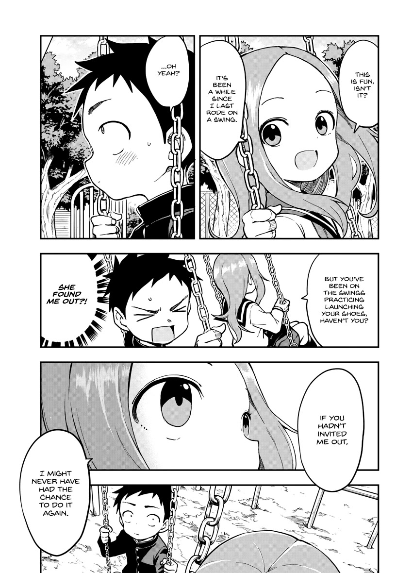 Karakai Jouzu no Takagi-san Chapter 170 page 9 - Chapter 170: Swings
