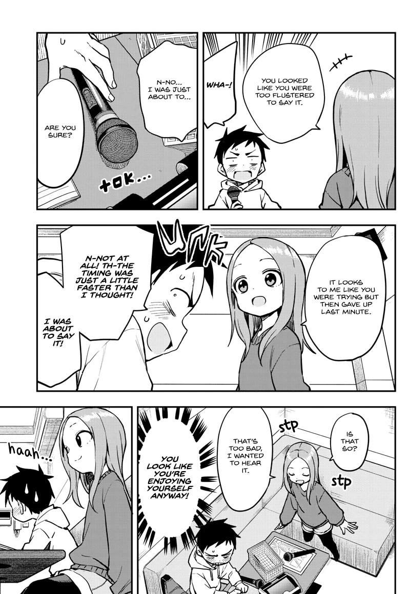 Karakai Jouzu no Takagi-san Chapter 171 page 15 - Chapter 171: Karaoke