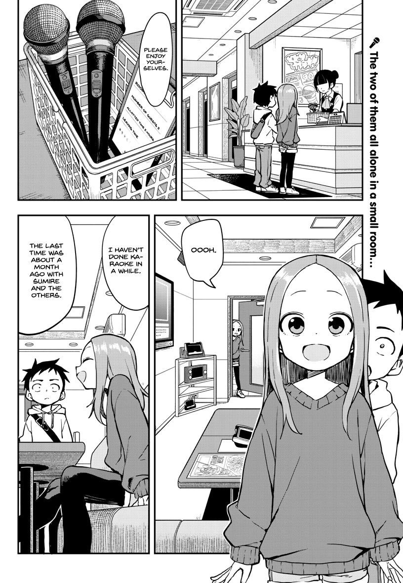 Karakai Jouzu no Takagi-san Chapter 171 page 2 - Chapter 171: Karaoke