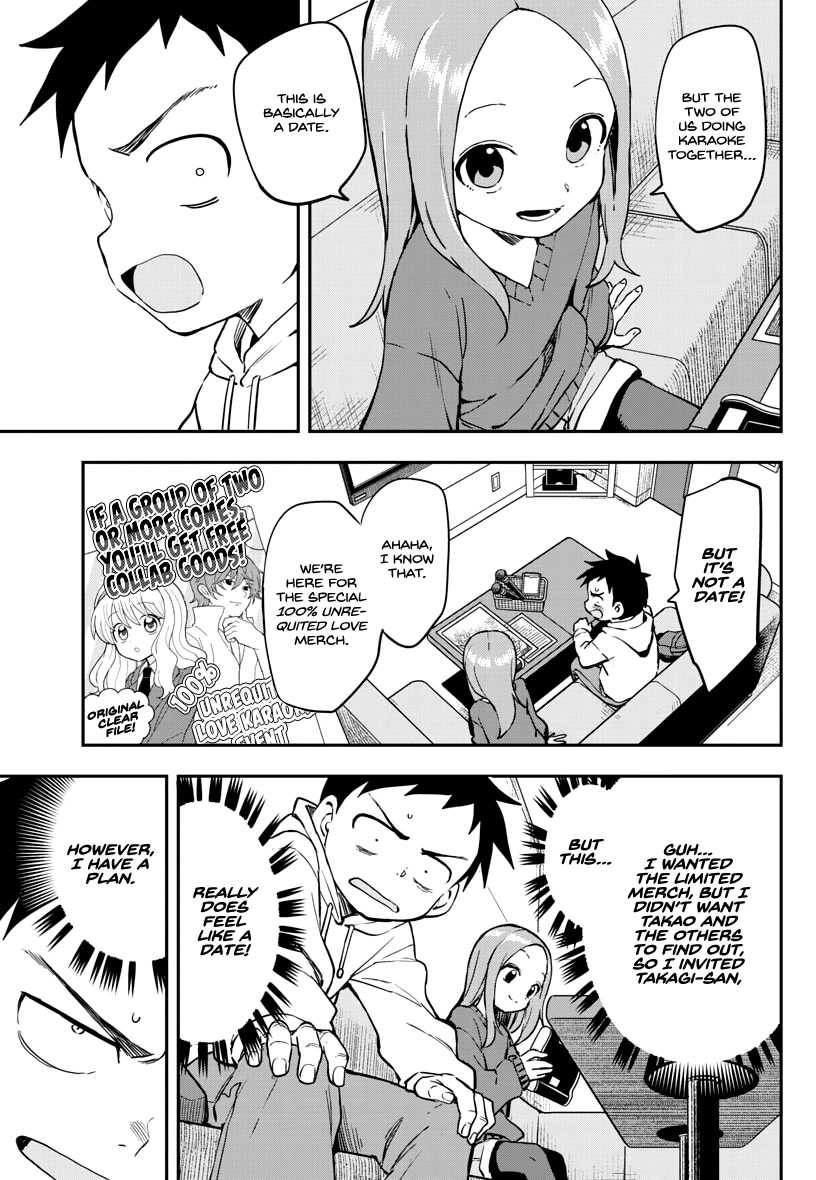 Karakai Jouzu no Takagi-san Chapter 171 page 3 - Chapter 171: Karaoke