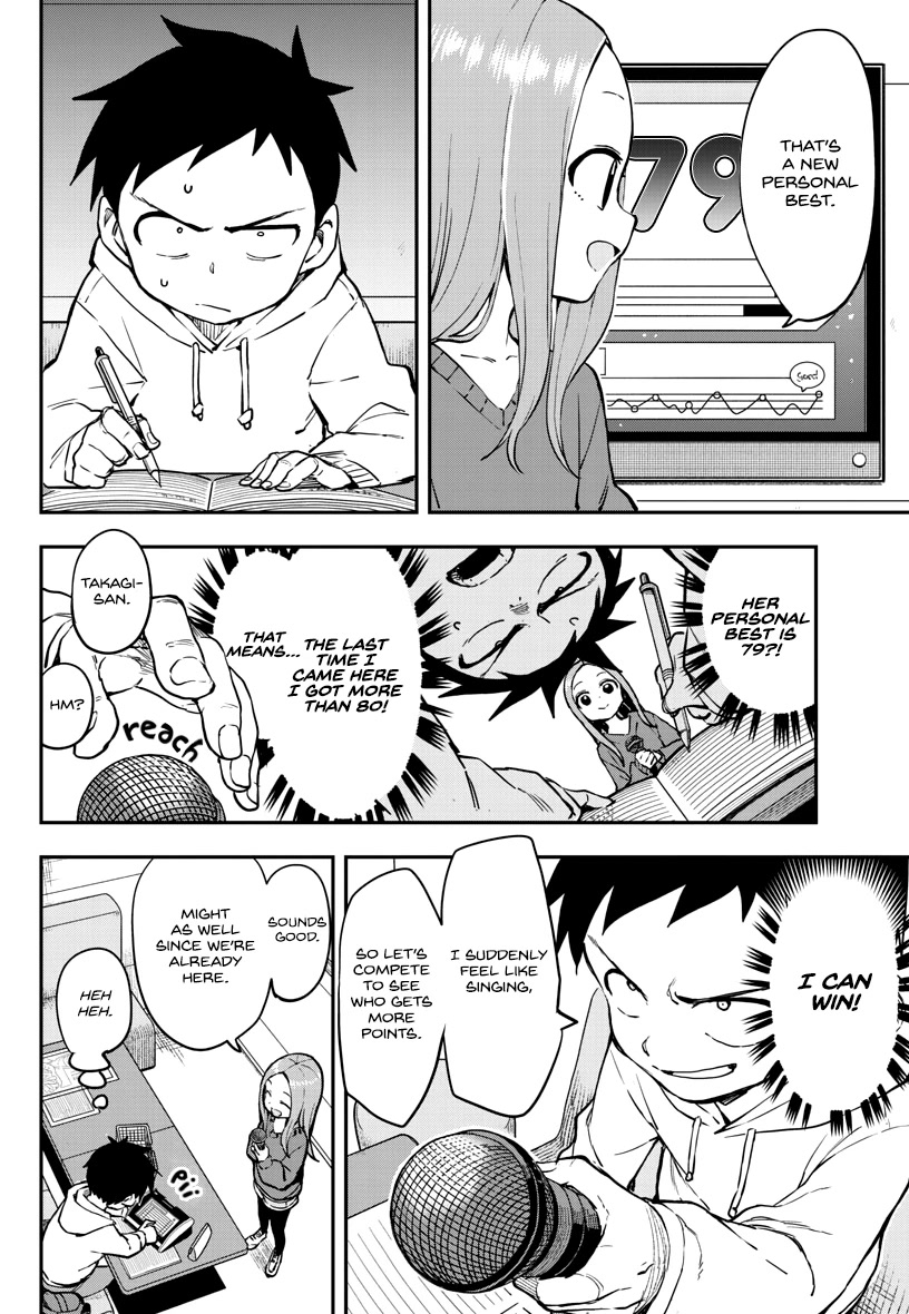 Karakai Jouzu no Takagi-san Chapter 171 page 6 - Chapter 171: Karaoke