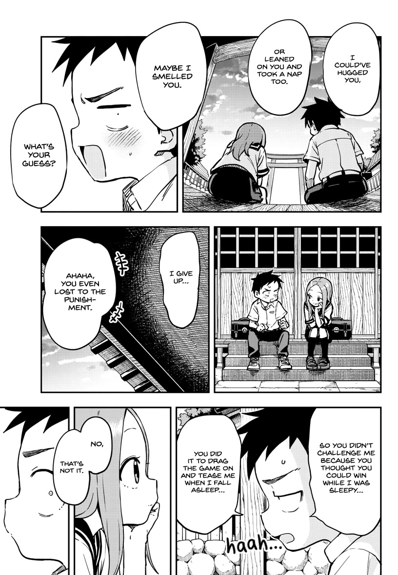 Karakai Jouzu no Takagi-san Chapter 172 page 14 - Chapter 172: Staying Up Late