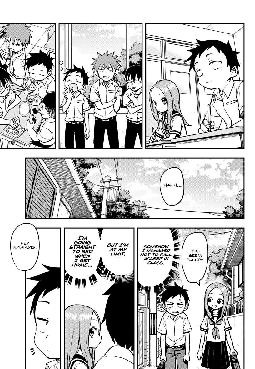 Karakai Jouzu no Takagi-san Chapter 172 page 4 - Chapter 172: Staying Up Late