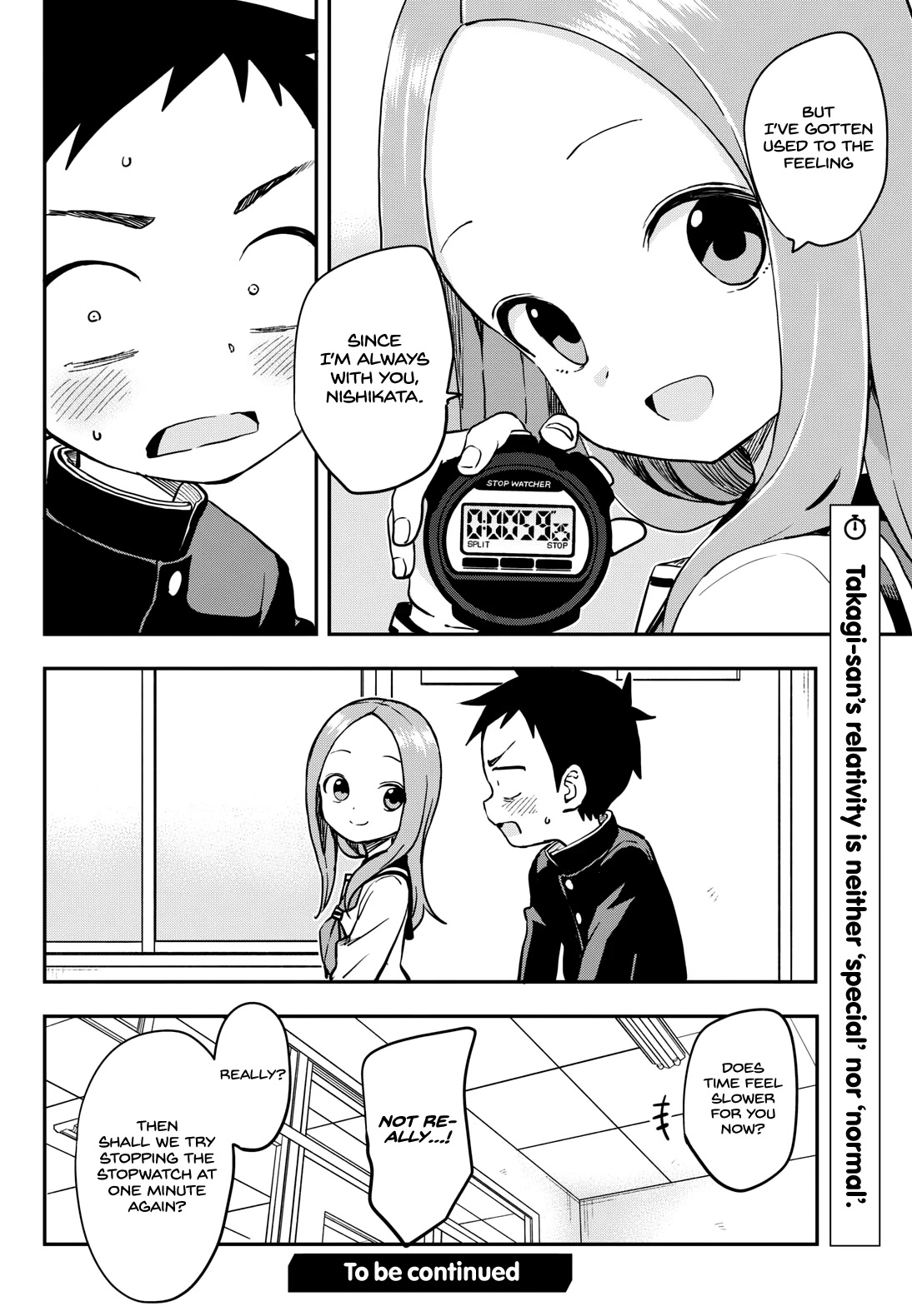 Karakai Jouzu no Takagi-san Chapter 173 page 16 - Chapter 173: Theory of Relativity