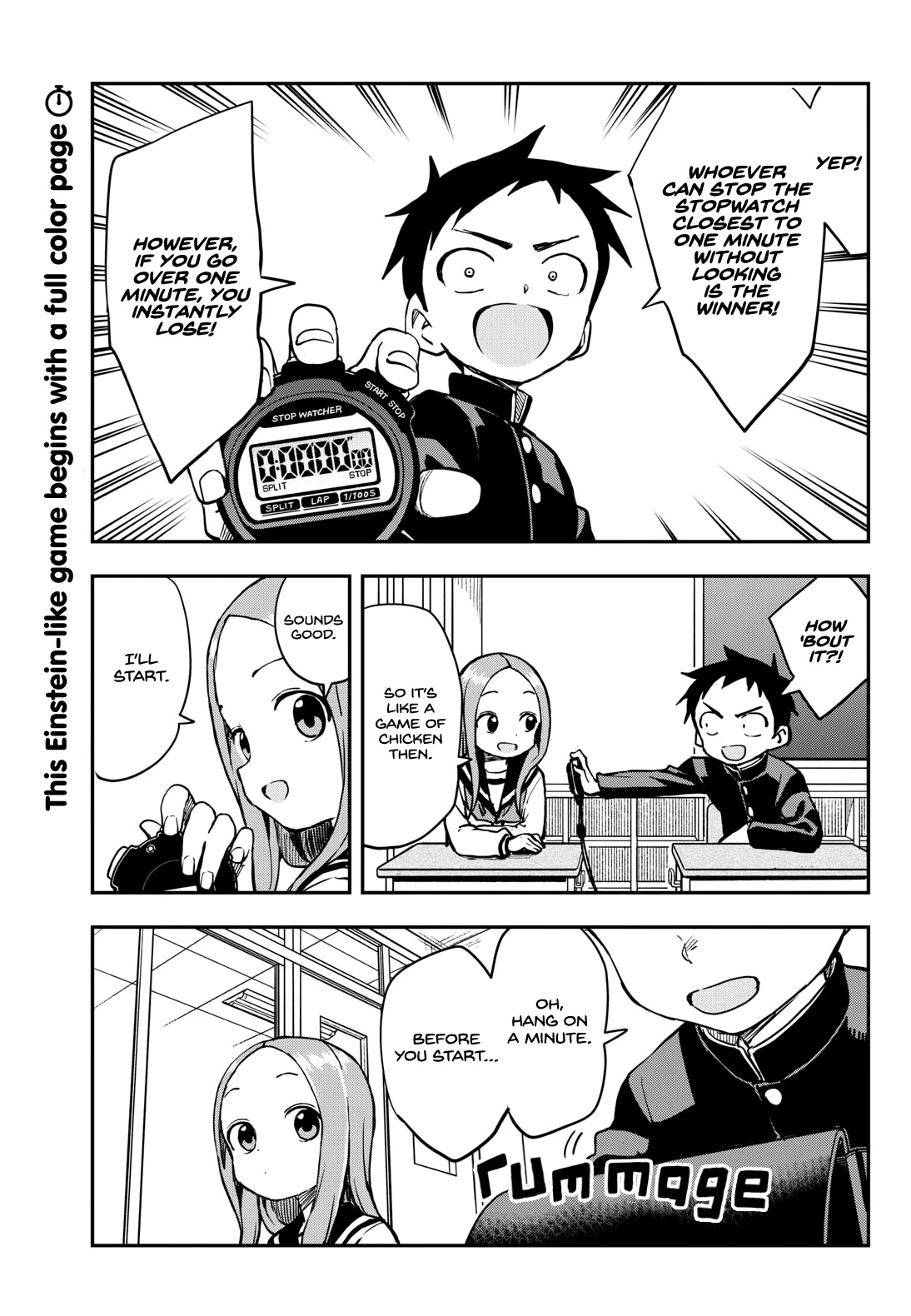 Karakai Jouzu no Takagi-san Chapter 173 page 5 - Chapter 173: Theory of Relativity