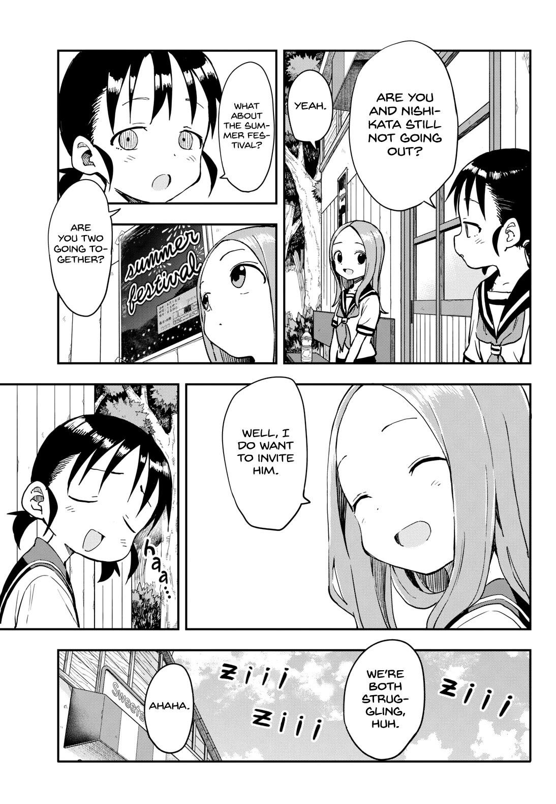 Karakai Jouzu no Takagi-san Chapter 176 page 11 - Chapter 176: Line