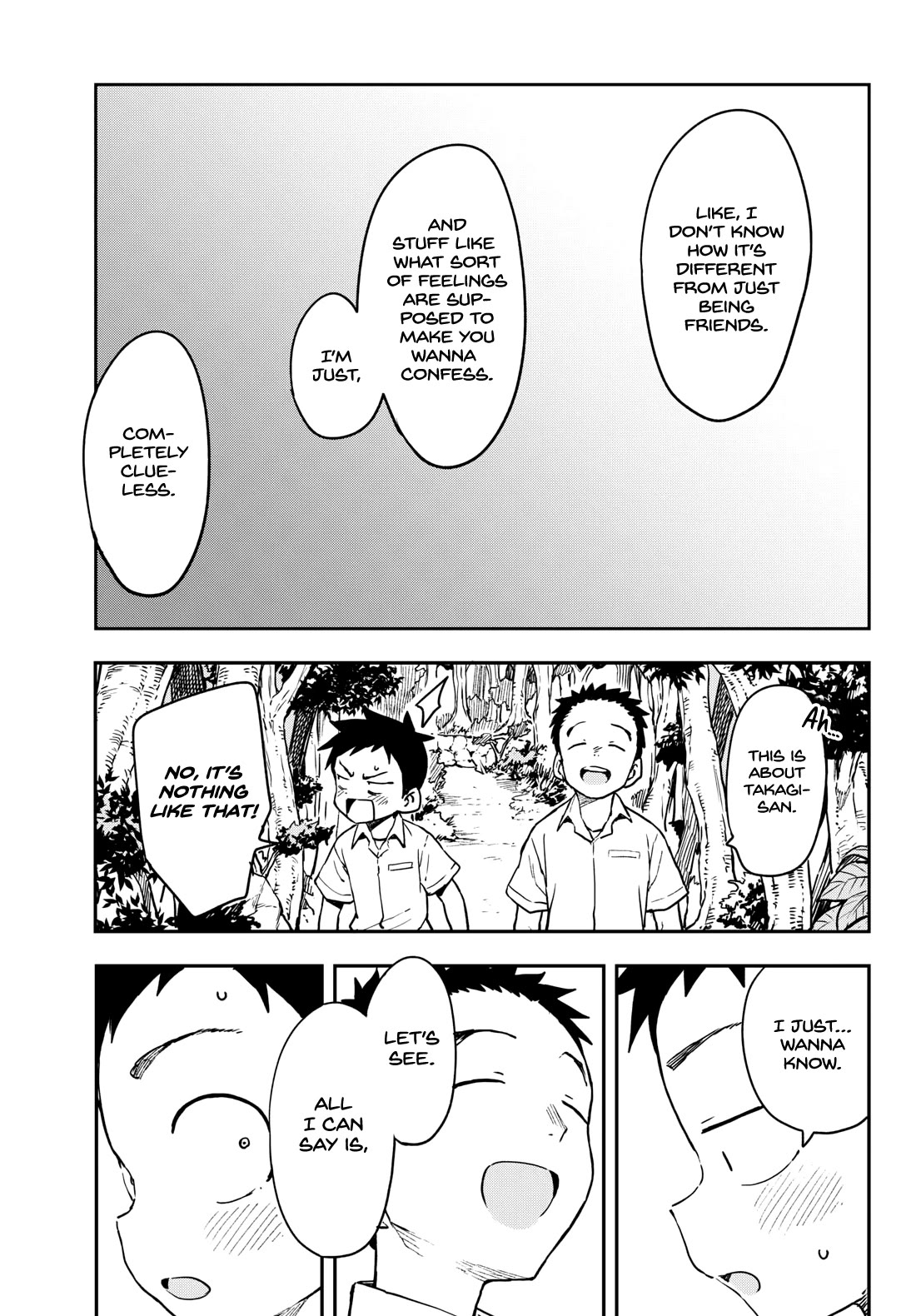 Karakai Jouzu no Takagi-san Chapter 176 page 13 - Chapter 176: Line