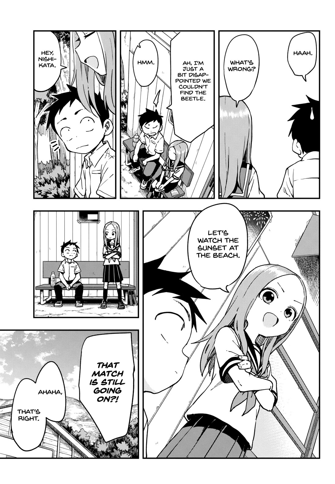 Karakai Jouzu no Takagi-san Chapter 176 page 15 - Chapter 176: Line