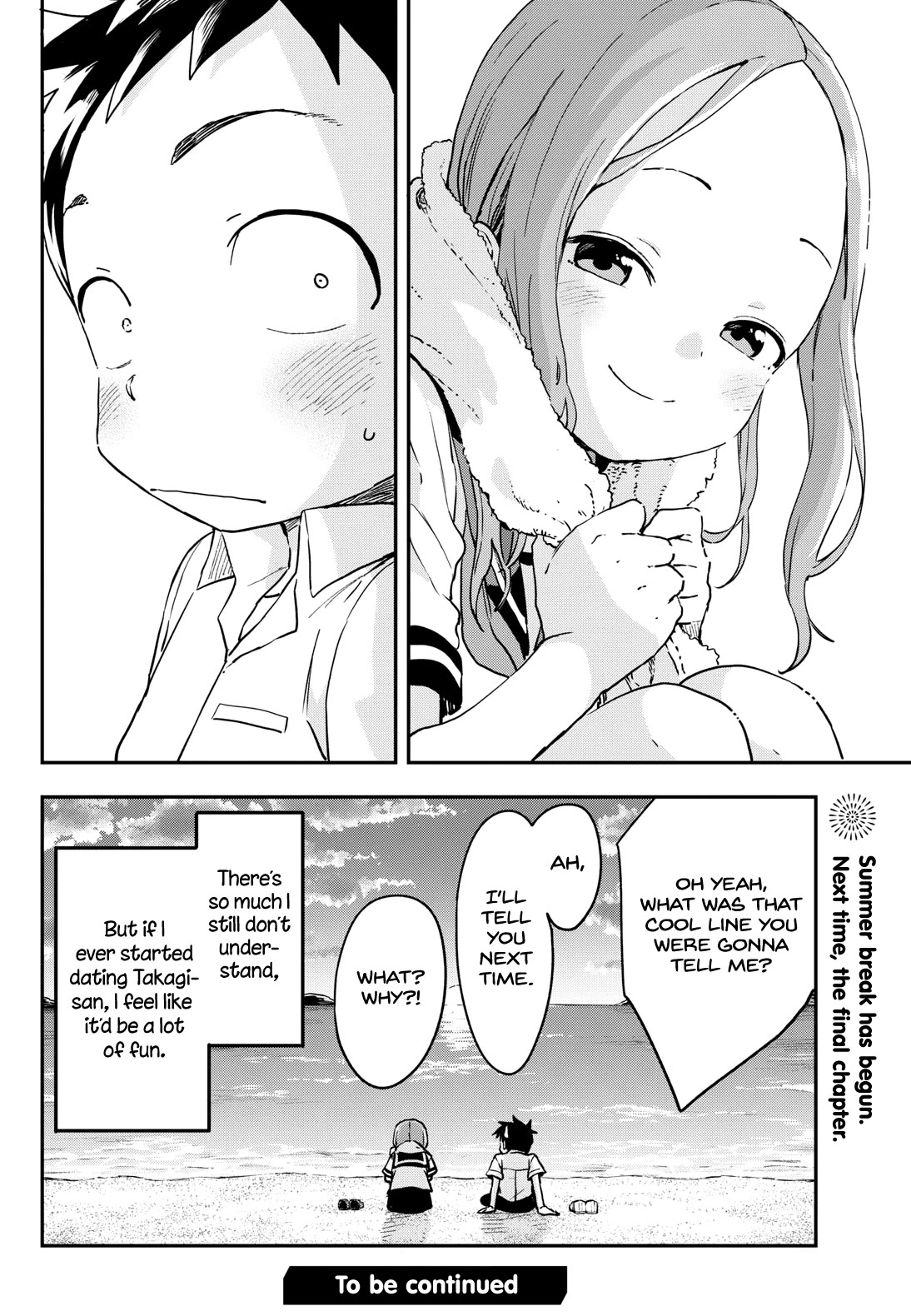 Karakai Jouzu no Takagi-san Chapter 176 page 25 - Chapter 176: Line