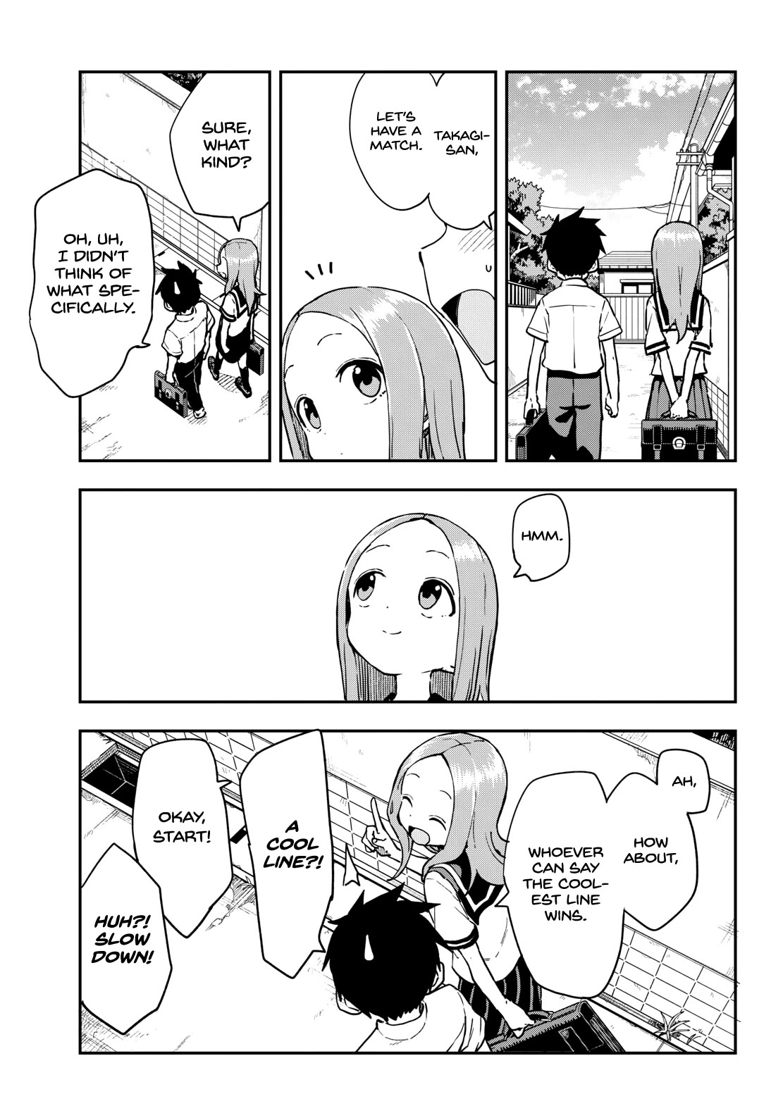 Karakai Jouzu no Takagi-san Chapter 176 page 3 - Chapter 176: Line