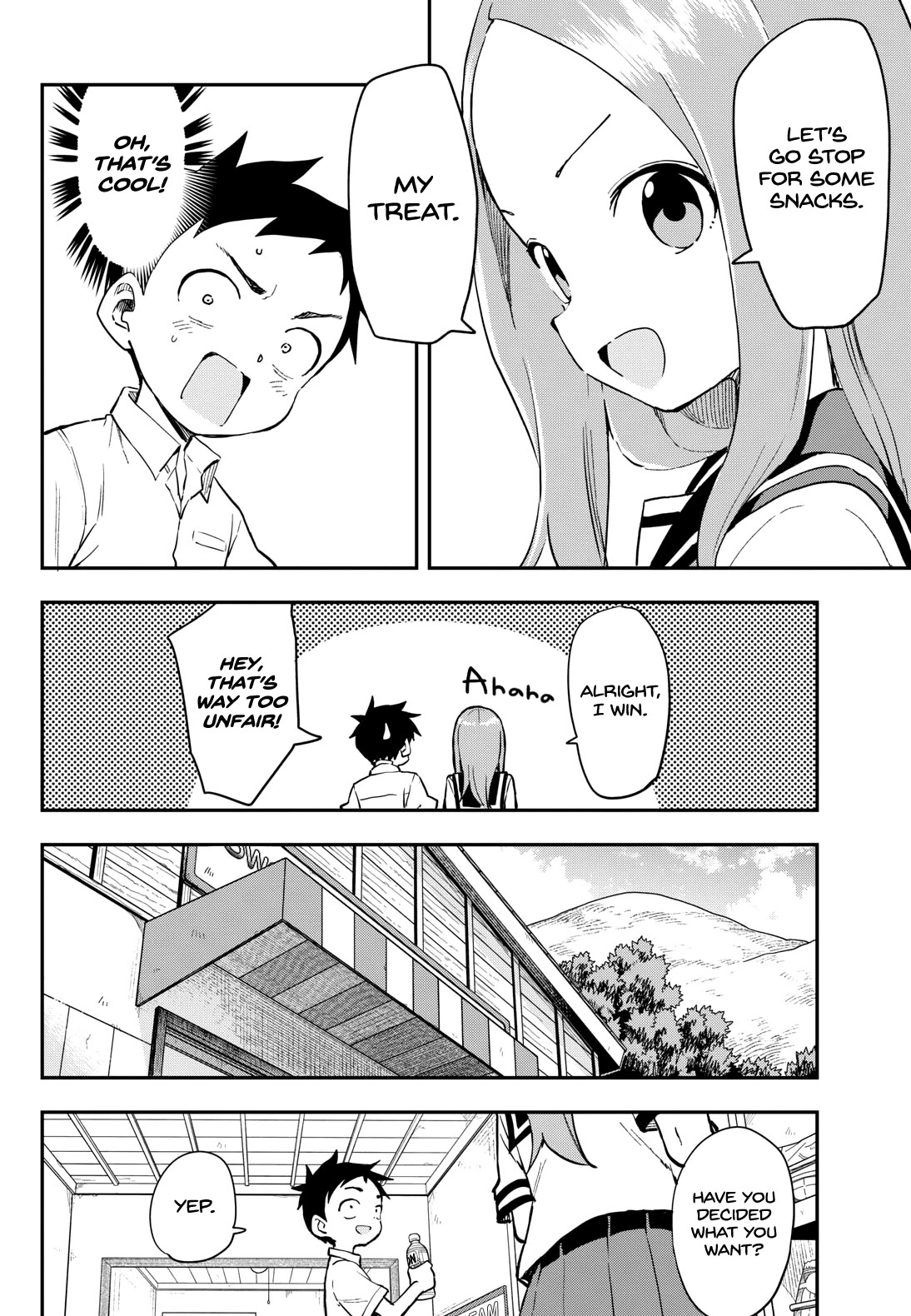 Karakai Jouzu no Takagi-san Chapter 176 page 4 - Chapter 176: Line