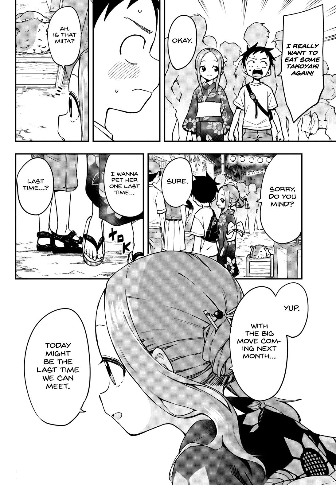 Karakai Jouzu no Takagi-san Chapter 177 page 14 - Chapter 177: Summer Festival [END]