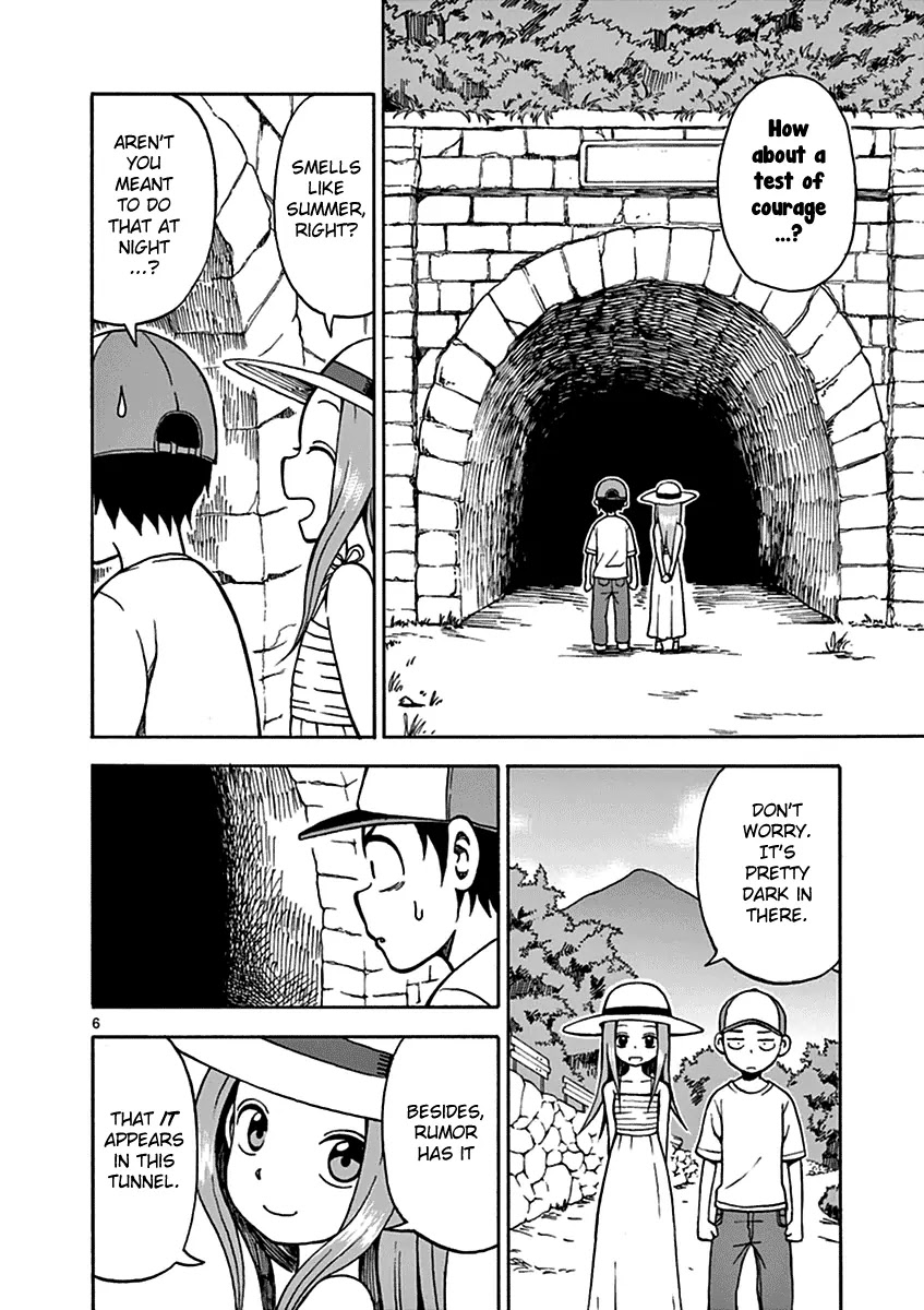 Karakai Jouzu no Takagi-san Chapter 18 page 10 - Chapter 18: Test of Courage