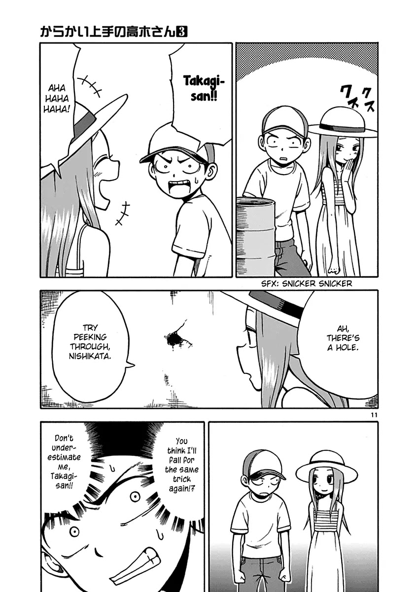 Karakai Jouzu no Takagi-san Chapter 18 page 15 - Chapter 18: Test of Courage