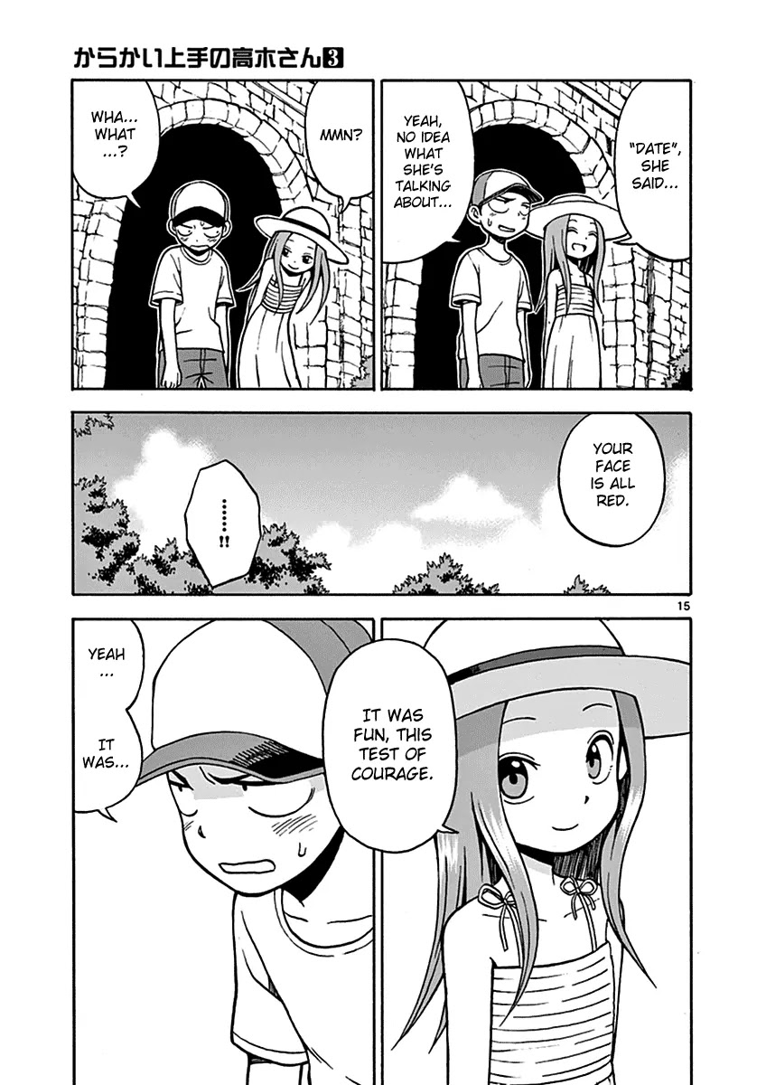 Karakai Jouzu no Takagi-san Chapter 18 page 19 - Chapter 18: Test of Courage
