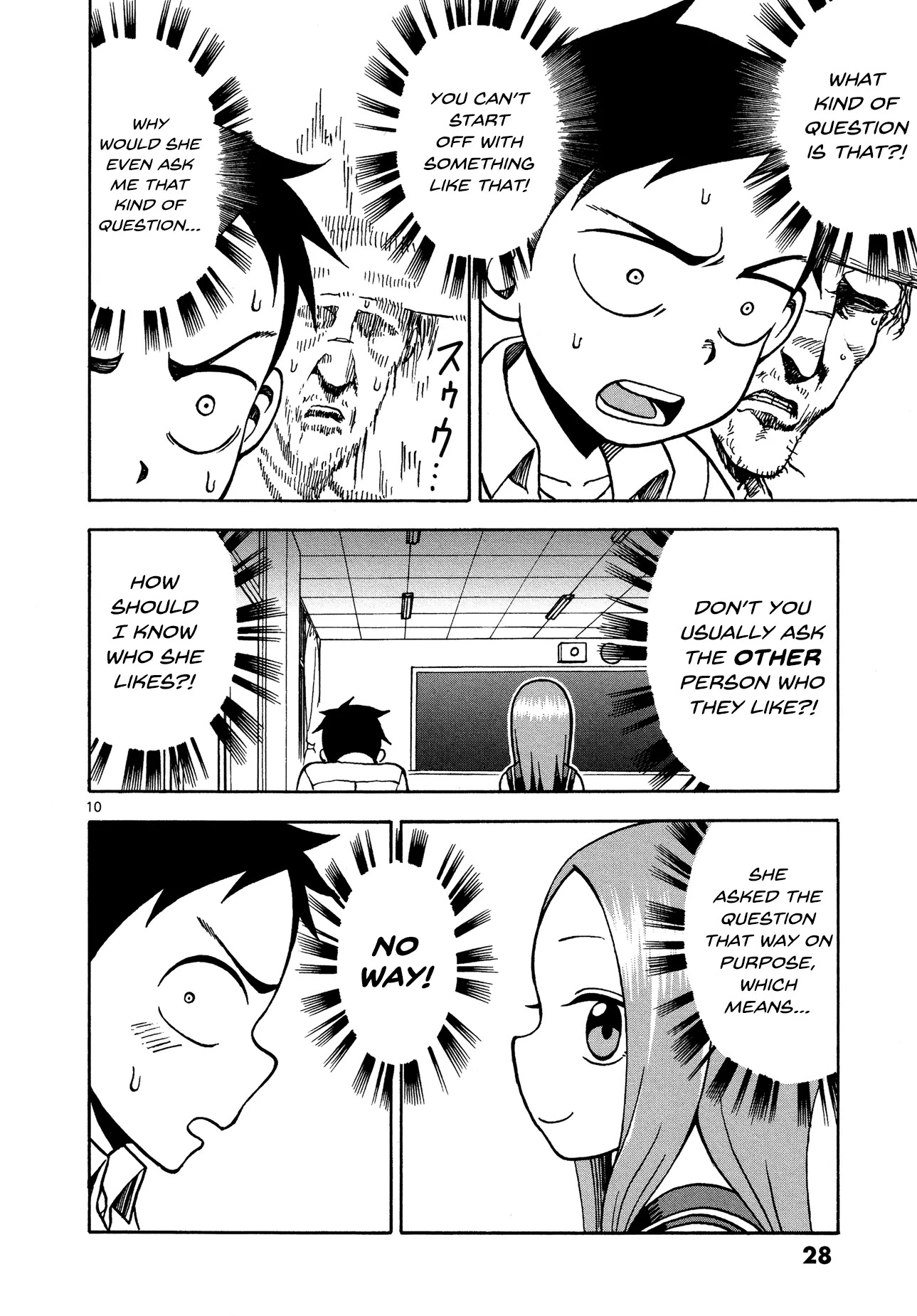Karakai Jouzu no Takagi-san Chapter 19 page 10 - Chapter 19: Question