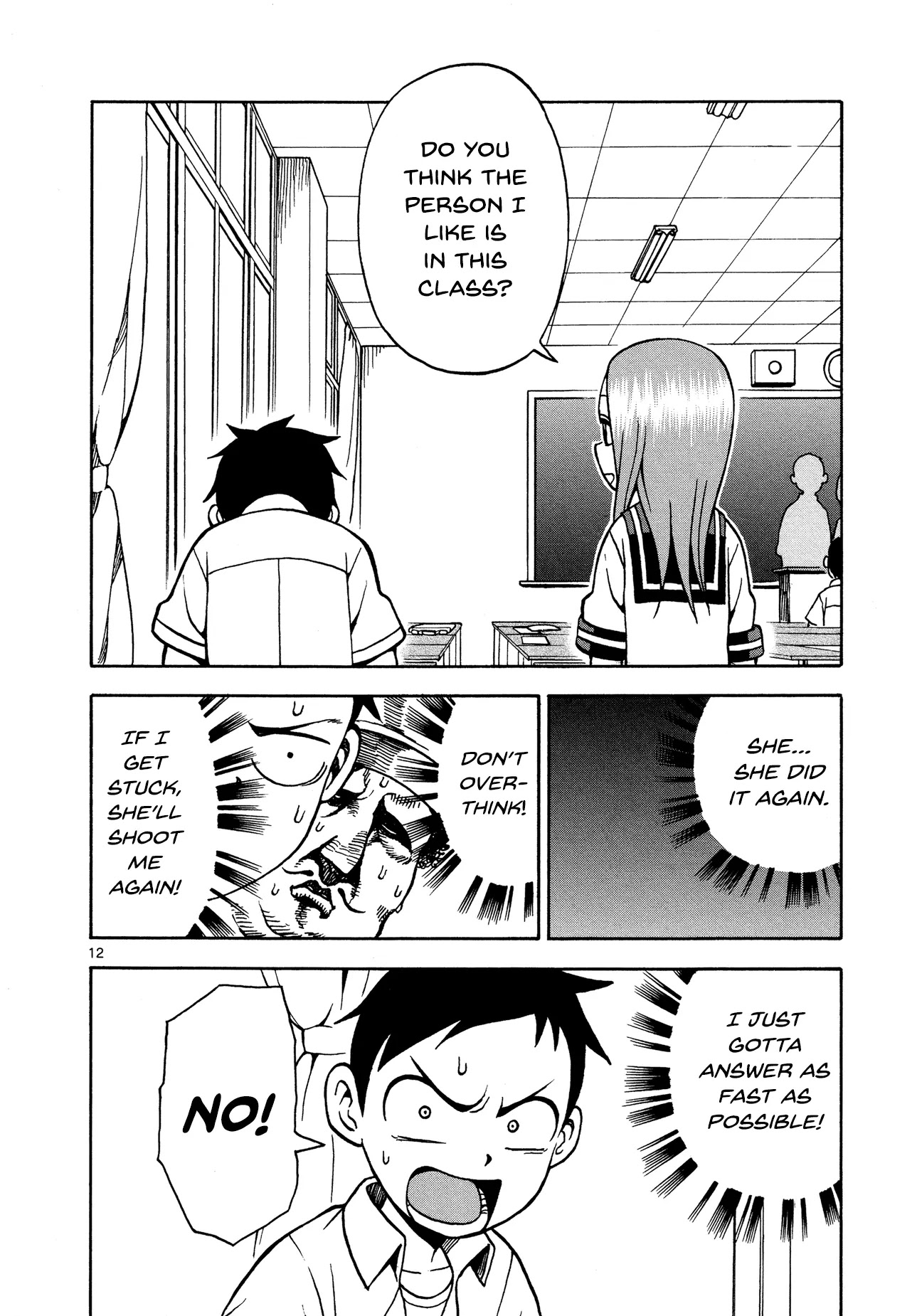 Karakai Jouzu no Takagi-san Chapter 19 page 12 - Chapter 19: Question