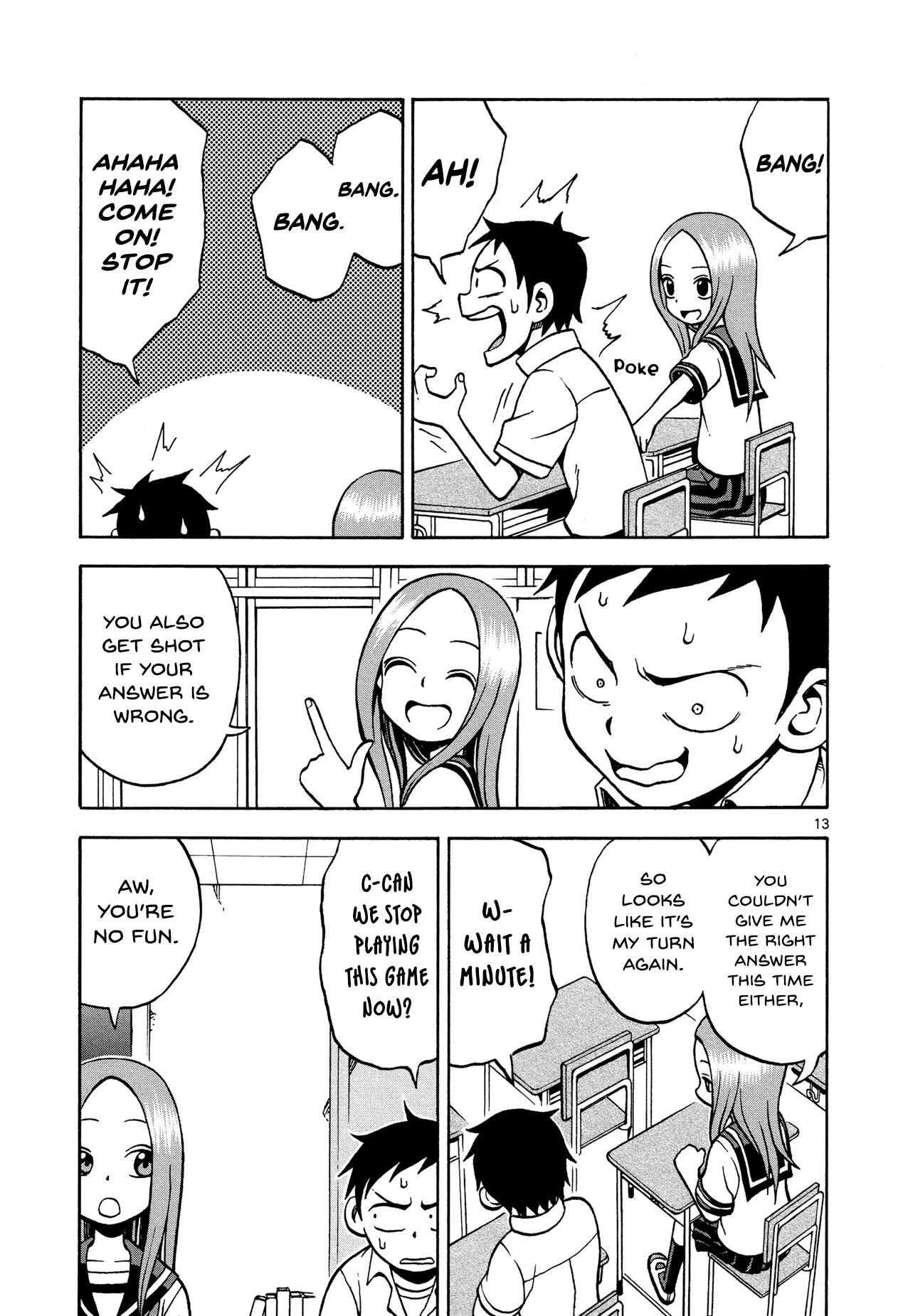 Karakai Jouzu no Takagi-san Chapter 19 page 13 - Chapter 19: Question