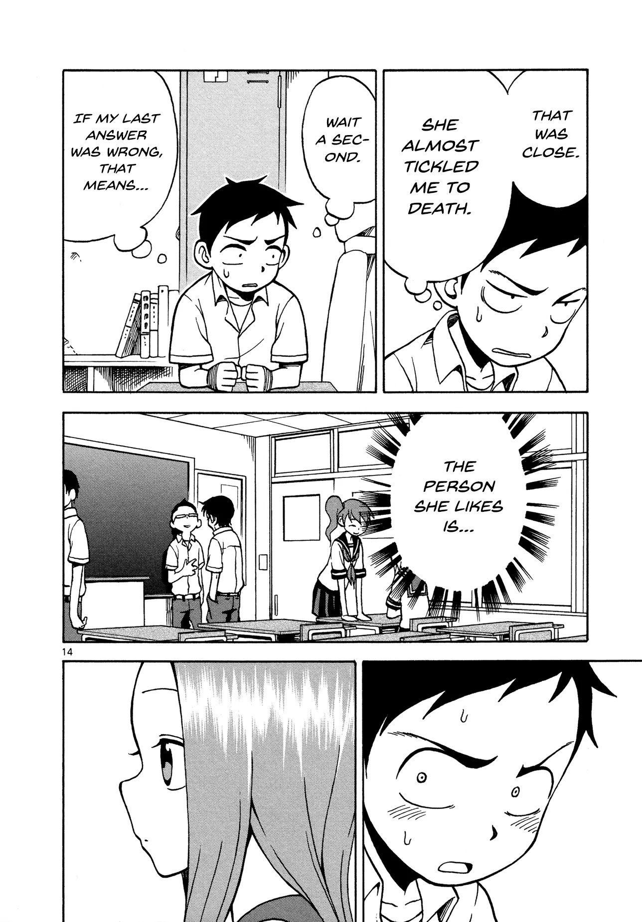 Karakai Jouzu no Takagi-san Chapter 19 page 14 - Chapter 19: Question