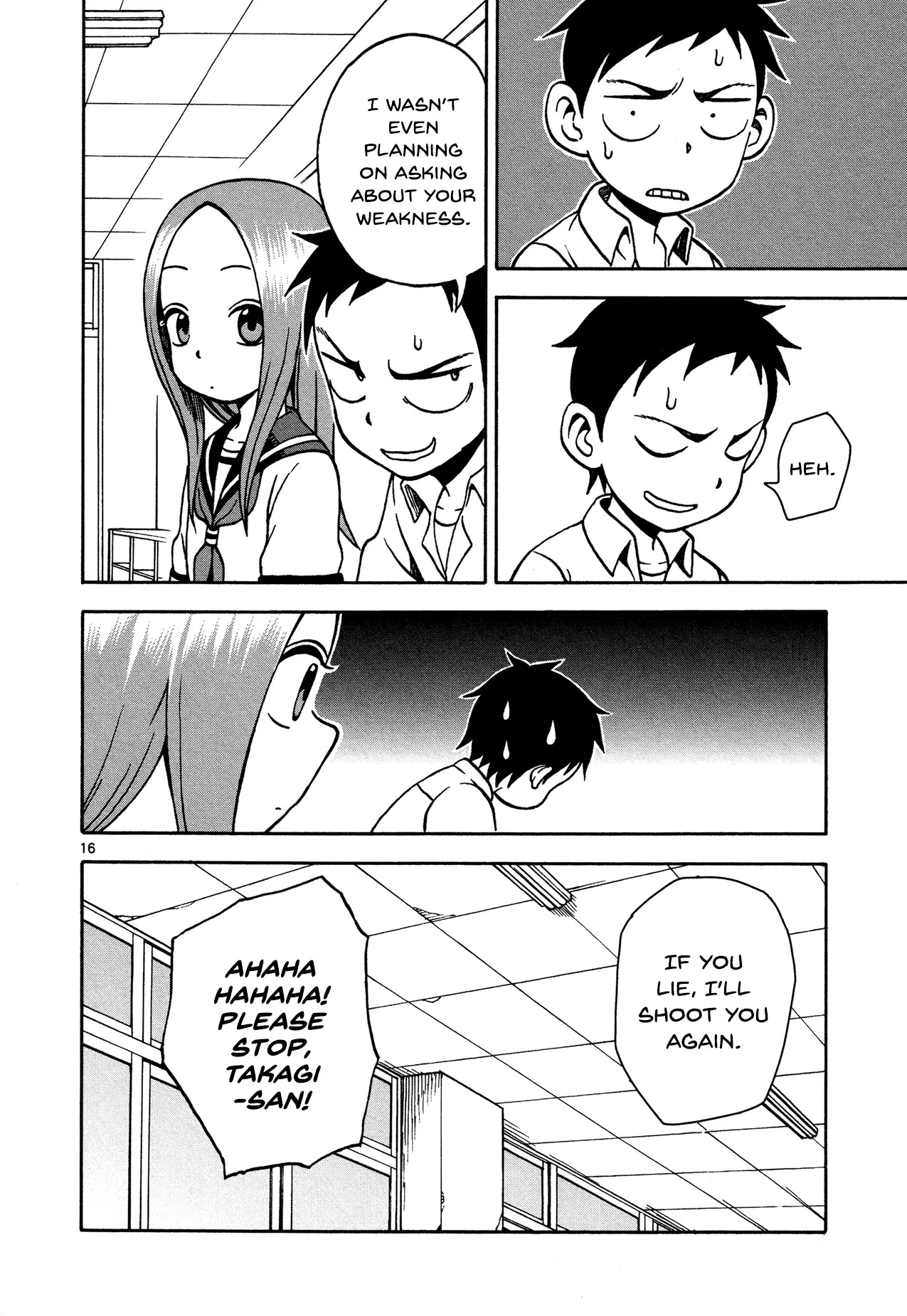 Karakai Jouzu no Takagi-san Chapter 19 page 16 - Chapter 19: Question