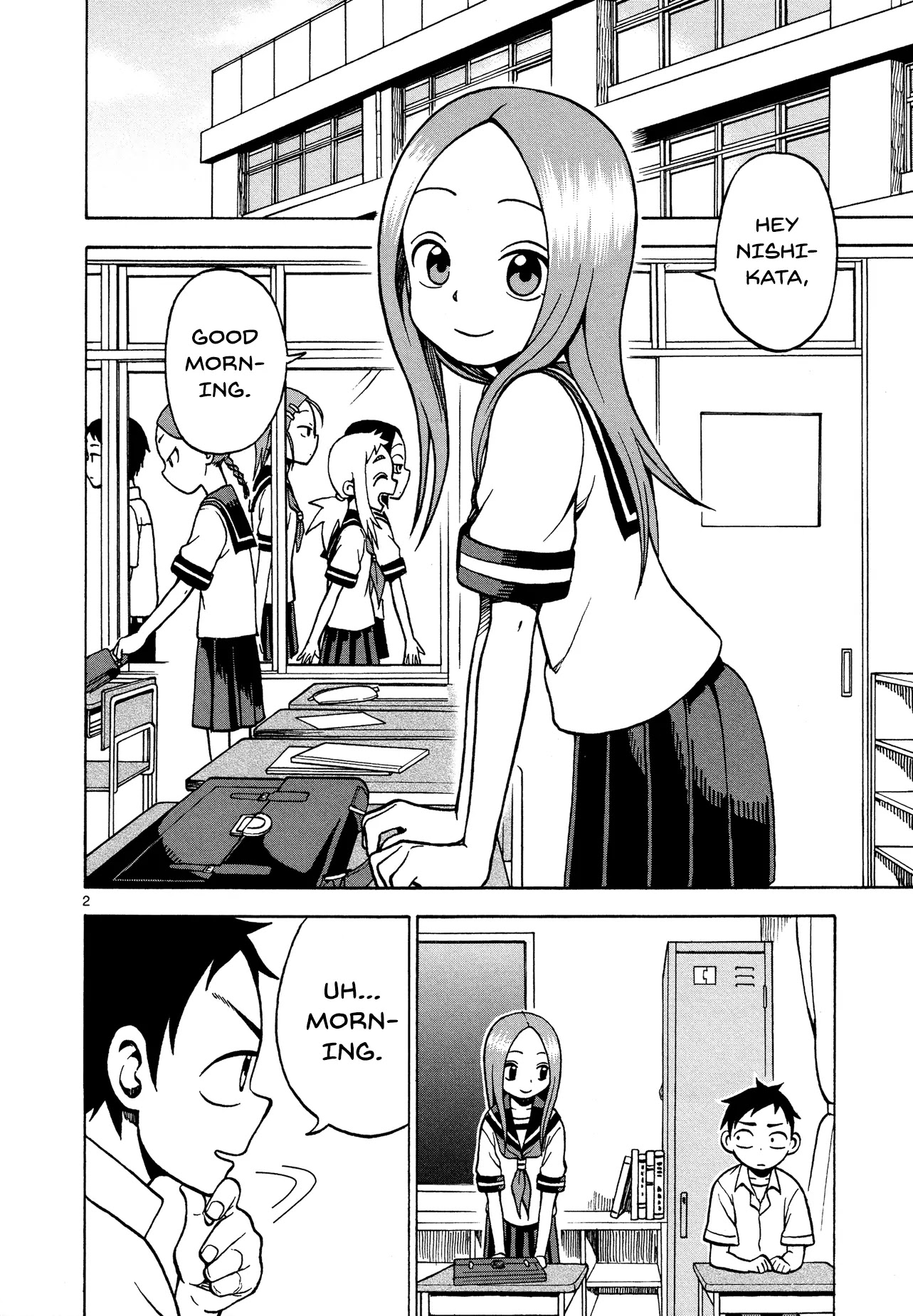 Karakai Jouzu no Takagi-san Chapter 19 page 2 - Chapter 19: Question