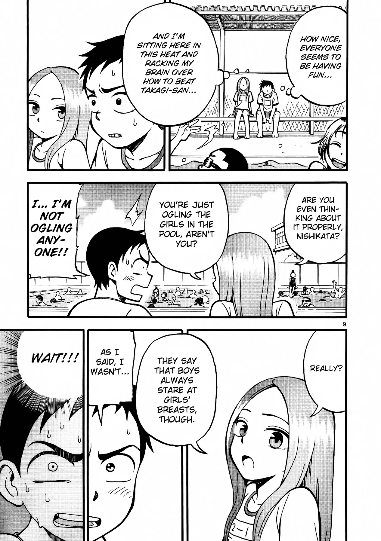 Karakai Jouzu no Takagi-san Chapter 2 page 10 - Chapter 2: Pool