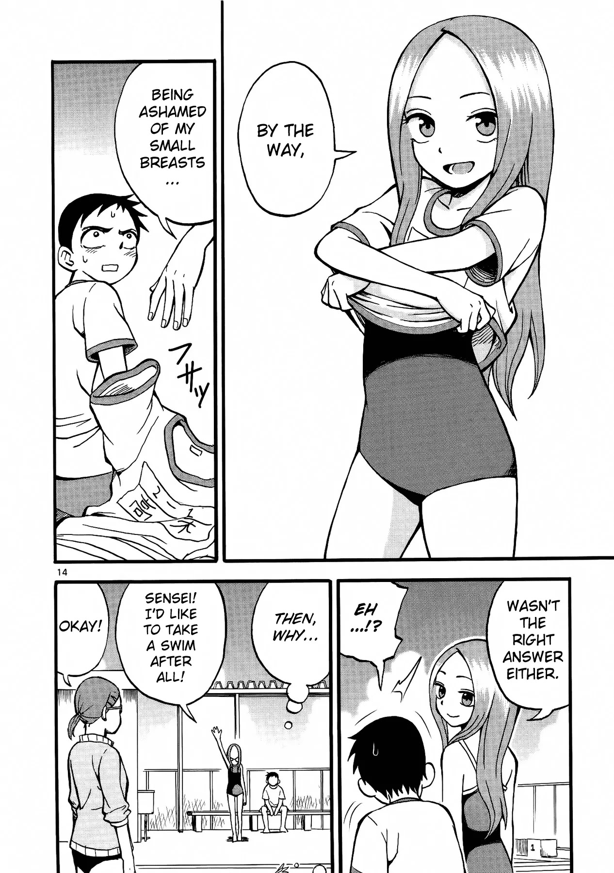 Karakai Jouzu no Takagi-san Chapter 2 page 15 - Chapter 2: Pool