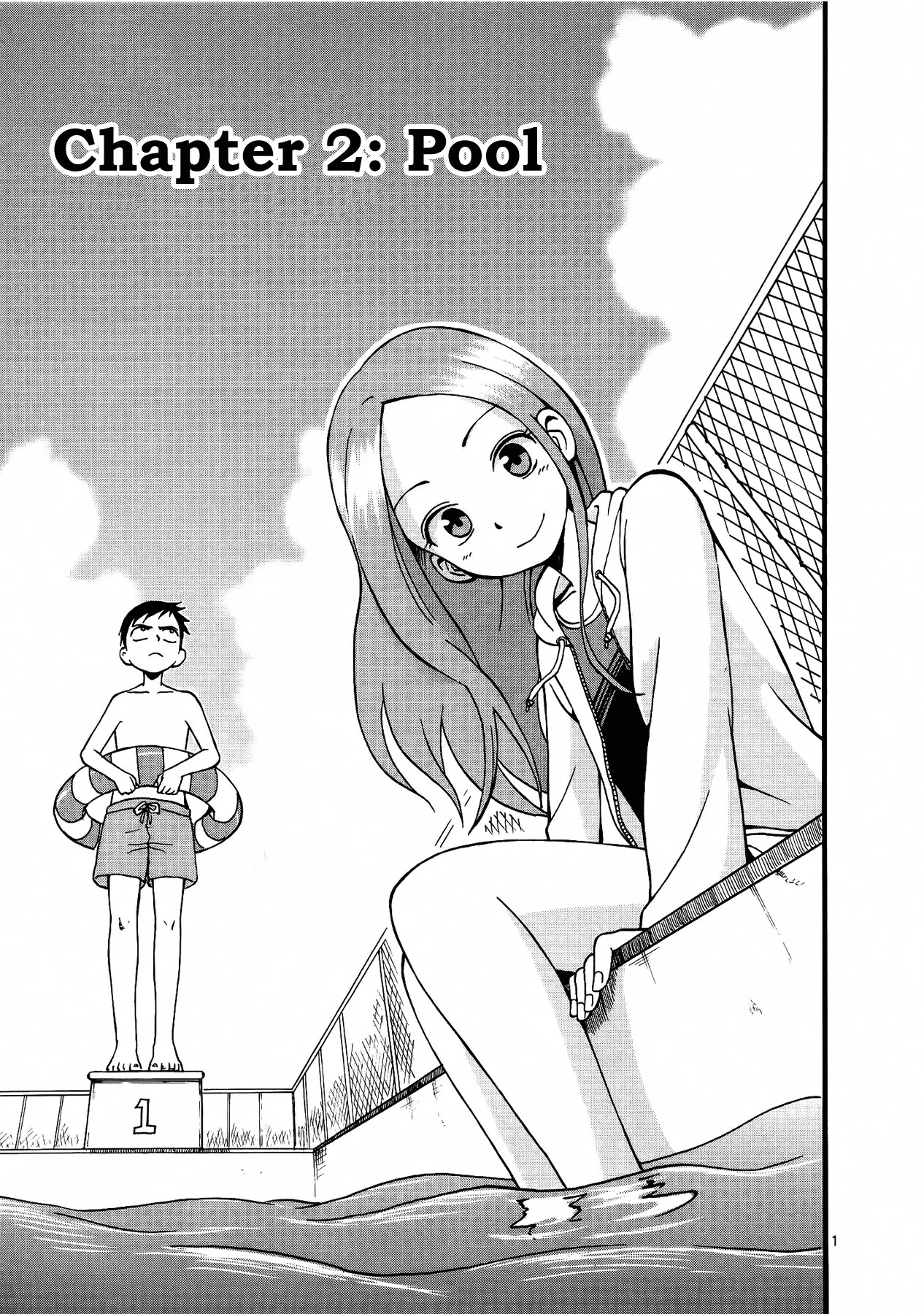 Karakai Jouzu no Takagi-san Chapter 2 page 2 - Chapter 2: Pool