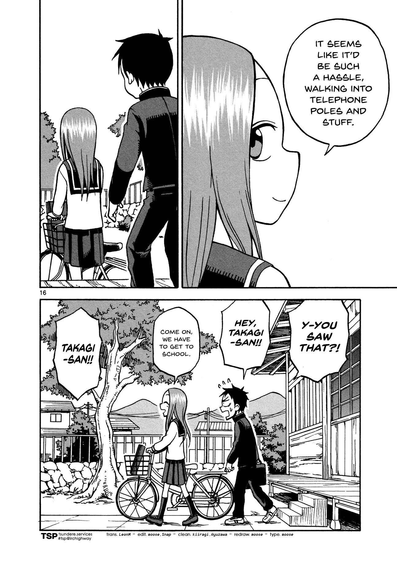 Karakai Jouzu no Takagi-san Chapter 20 page 16 - Chapter 20: Who's Tallest?
