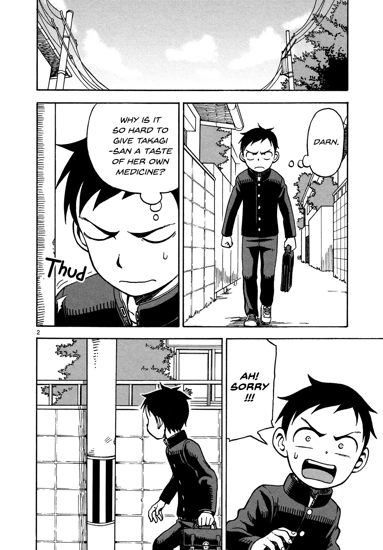 Karakai Jouzu no Takagi-san Chapter 20 page 2 - Chapter 20: Who's Tallest?