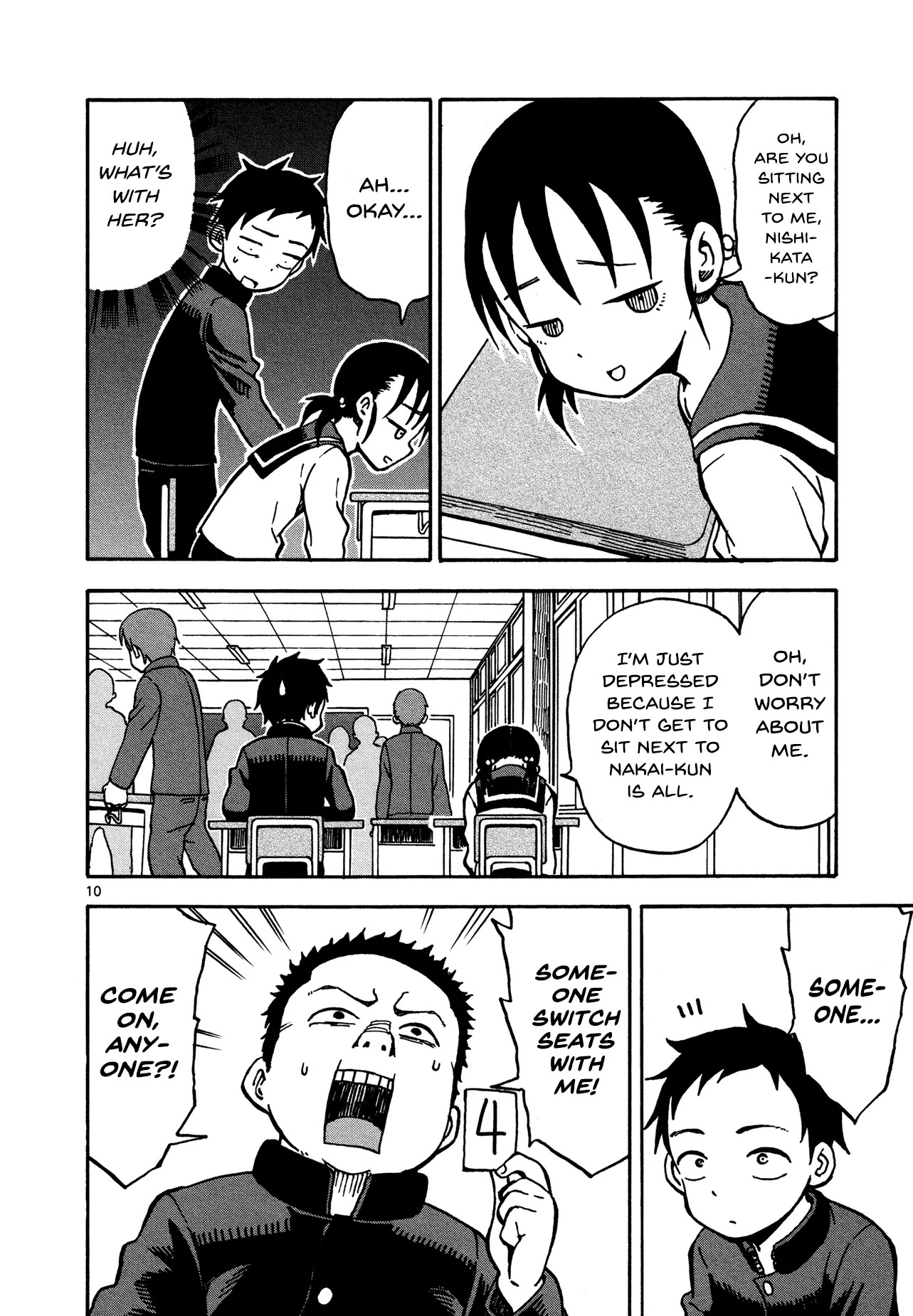 Karakai Jouzu no Takagi-san Chapter 21 page 10 - Chapter 21: Changing Seats