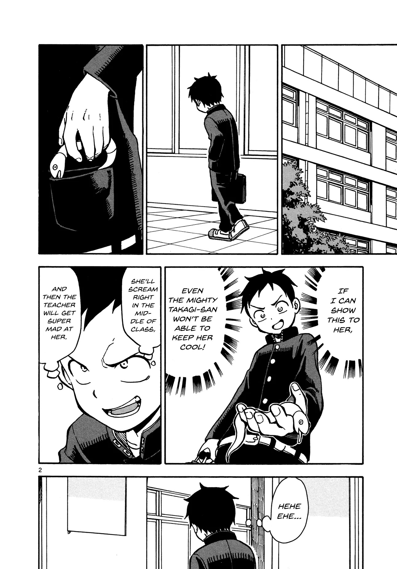 Karakai Jouzu no Takagi-san Chapter 21 page 2 - Chapter 21: Changing Seats