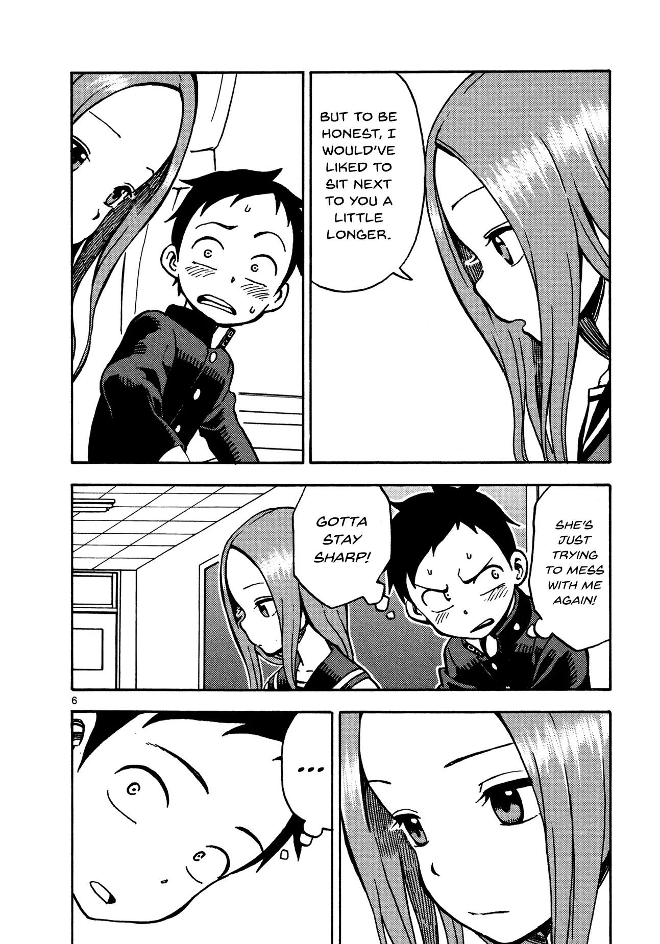 Karakai Jouzu no Takagi-san Chapter 21 page 6 - Chapter 21: Changing Seats