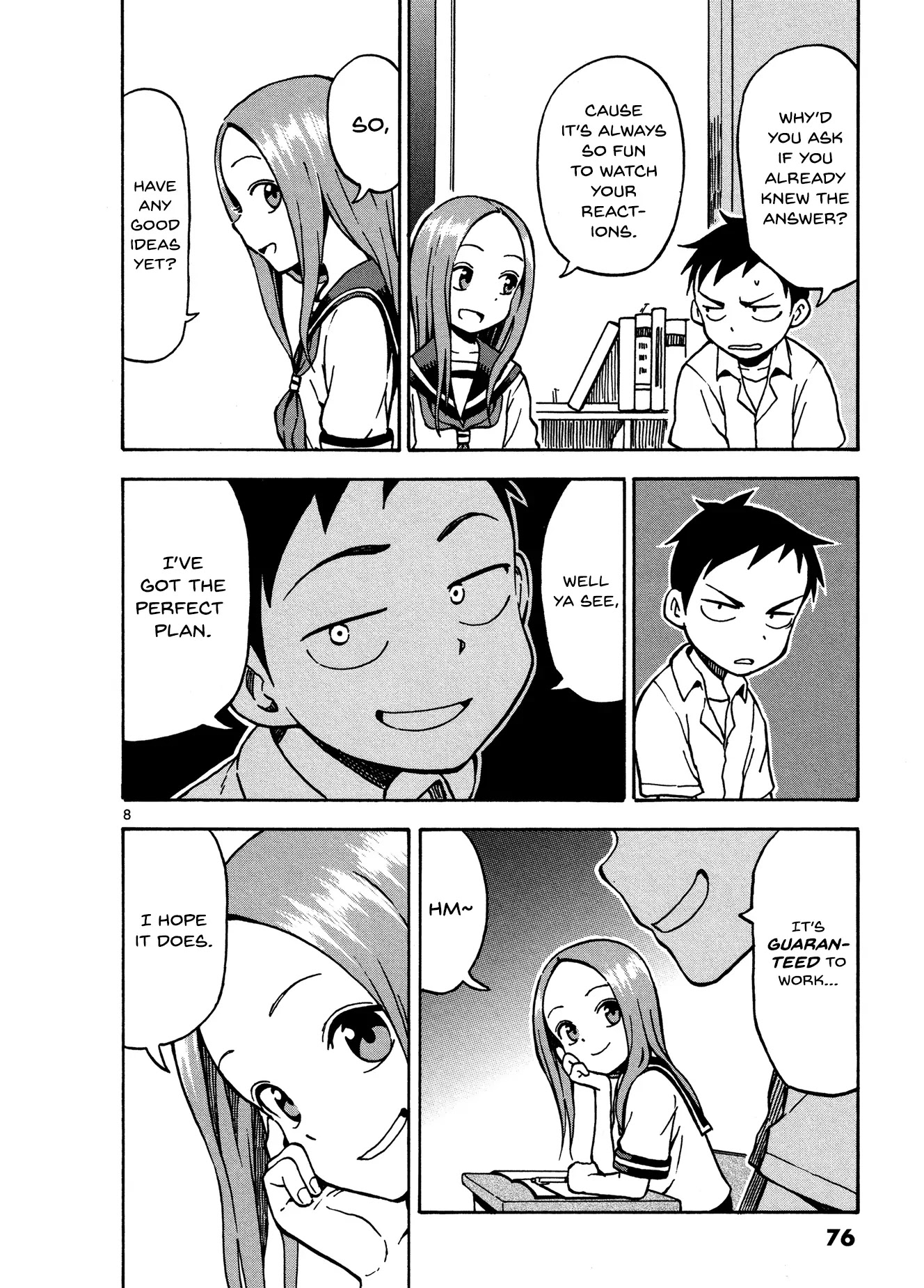 Karakai Jouzu no Takagi-san Chapter 22 page 8 - Chapter 22: English Translation