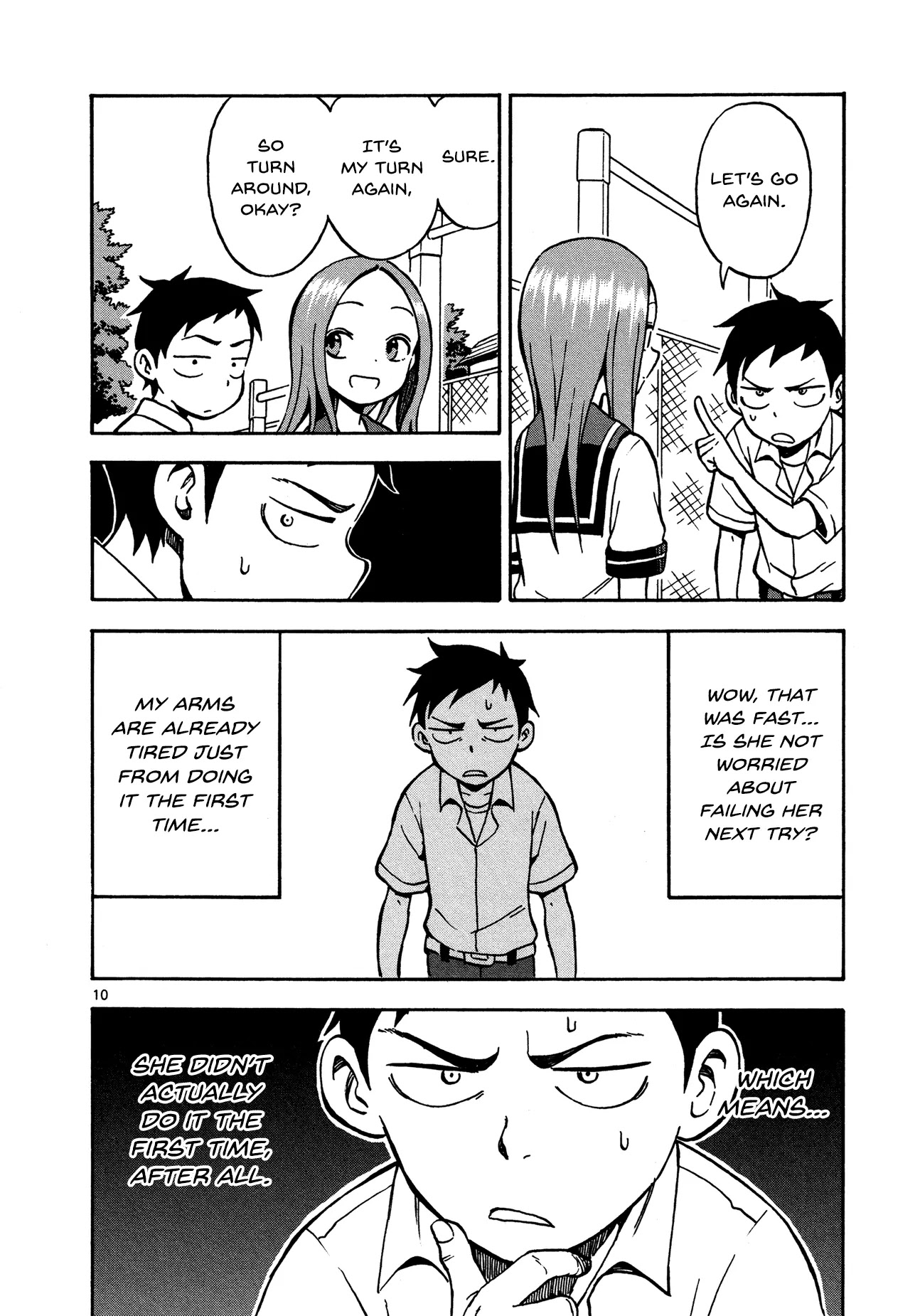 Karakai Jouzu no Takagi-san Chapter 23 page 10 - Chapter 23: Gymnastics